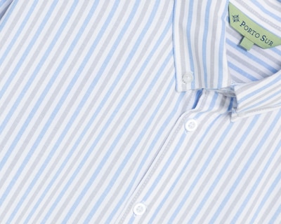 Foto 3 | Camisa de Vestir Porto Sur Manga Larga Cuello Americano para Hombre