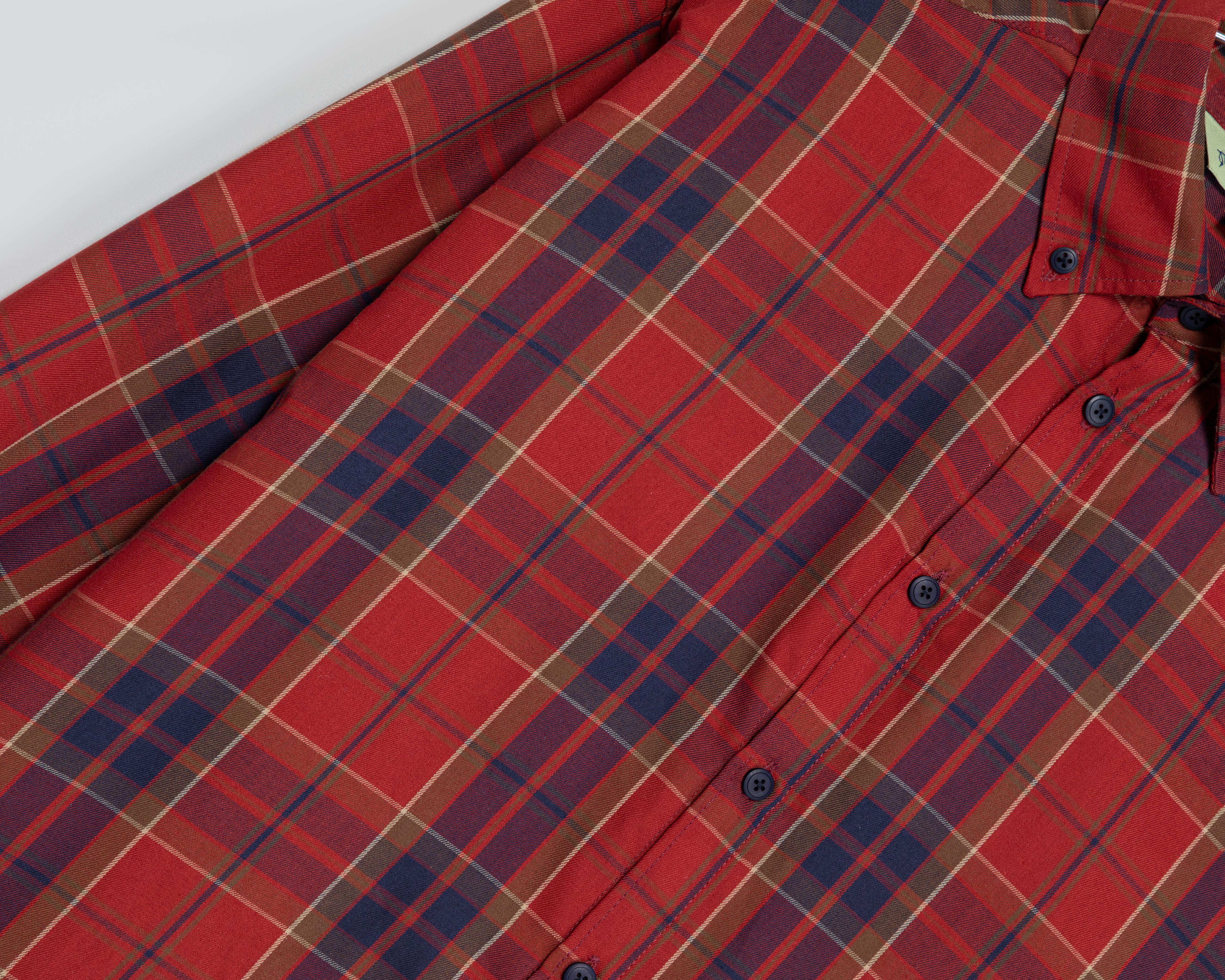 Foto 4 pulgar | Camisa Casual Rojo Porto Sur para Hombre