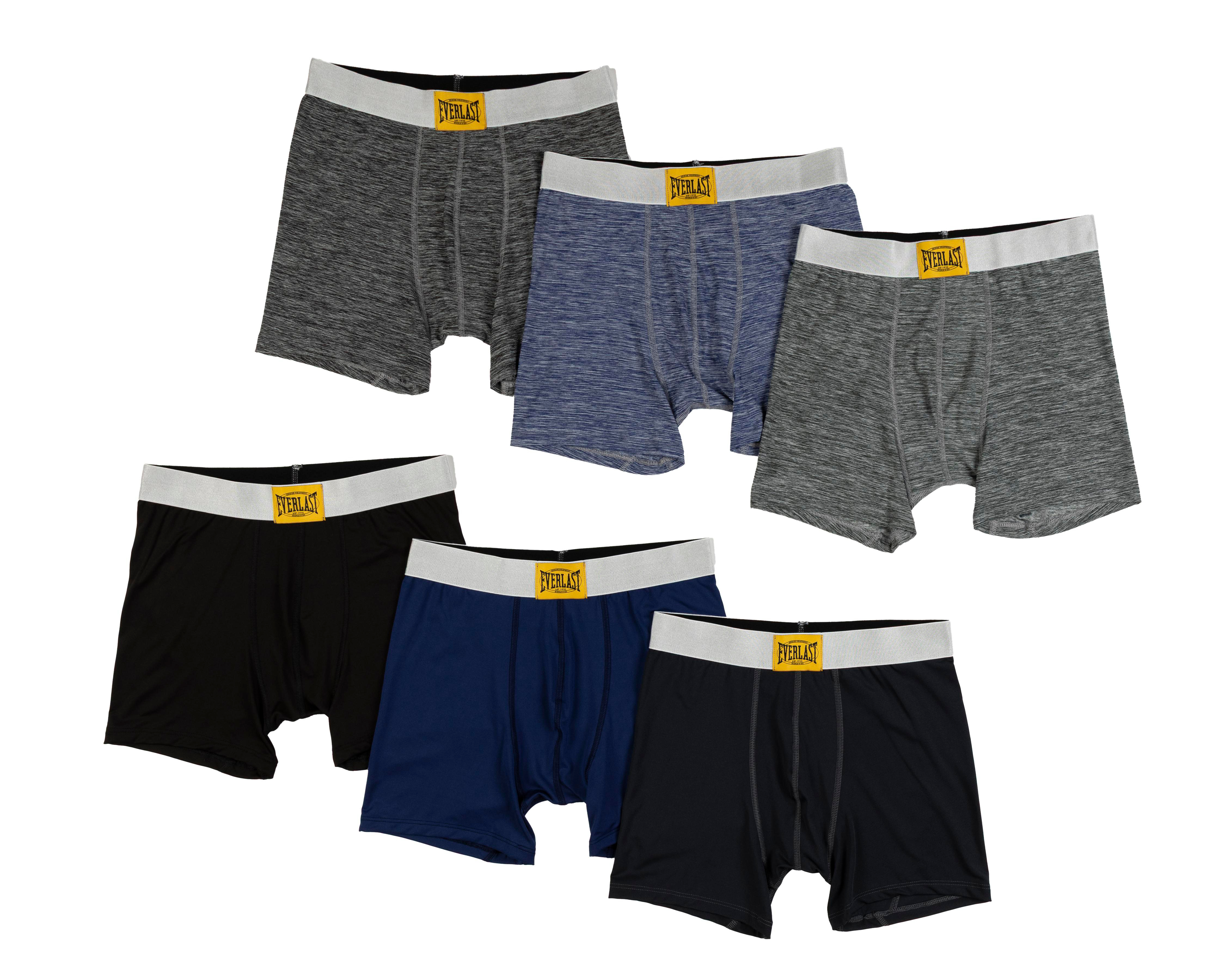 Bóxer Largo Everlast para Hombre 6 Piezas