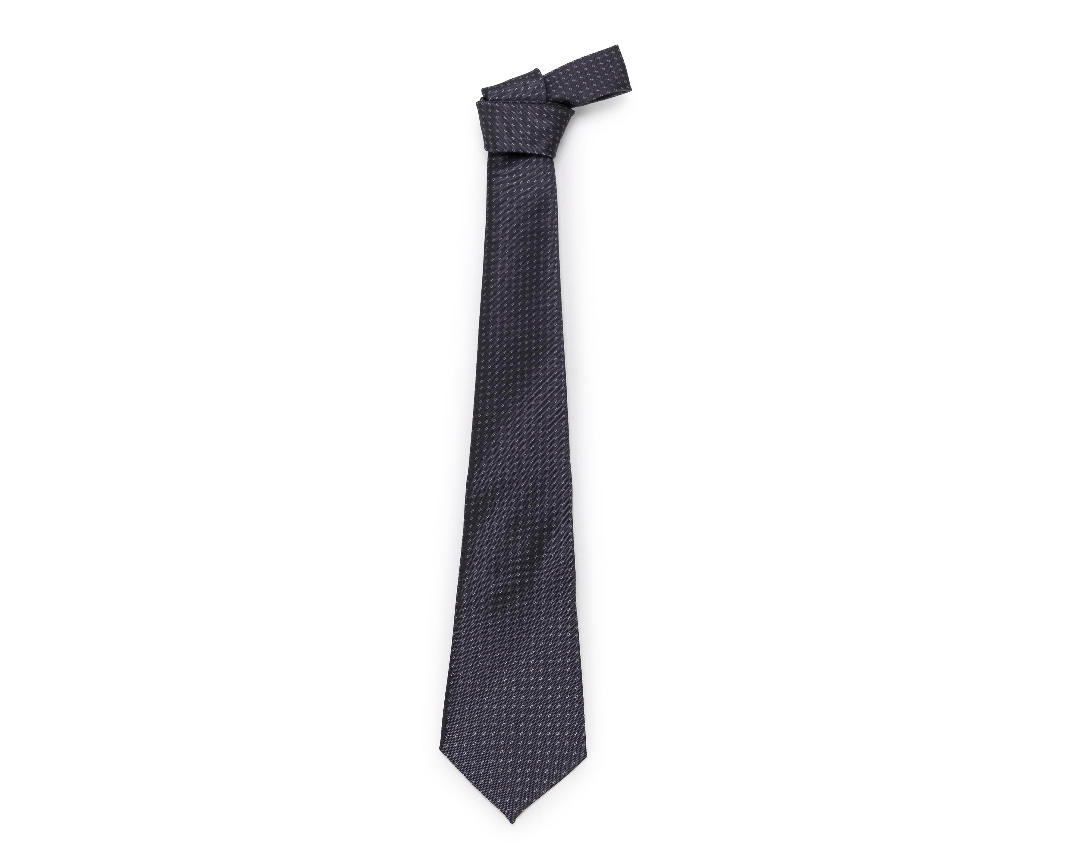 Foto 2 pulgar | Corbata de Puntos Wall Street Gris