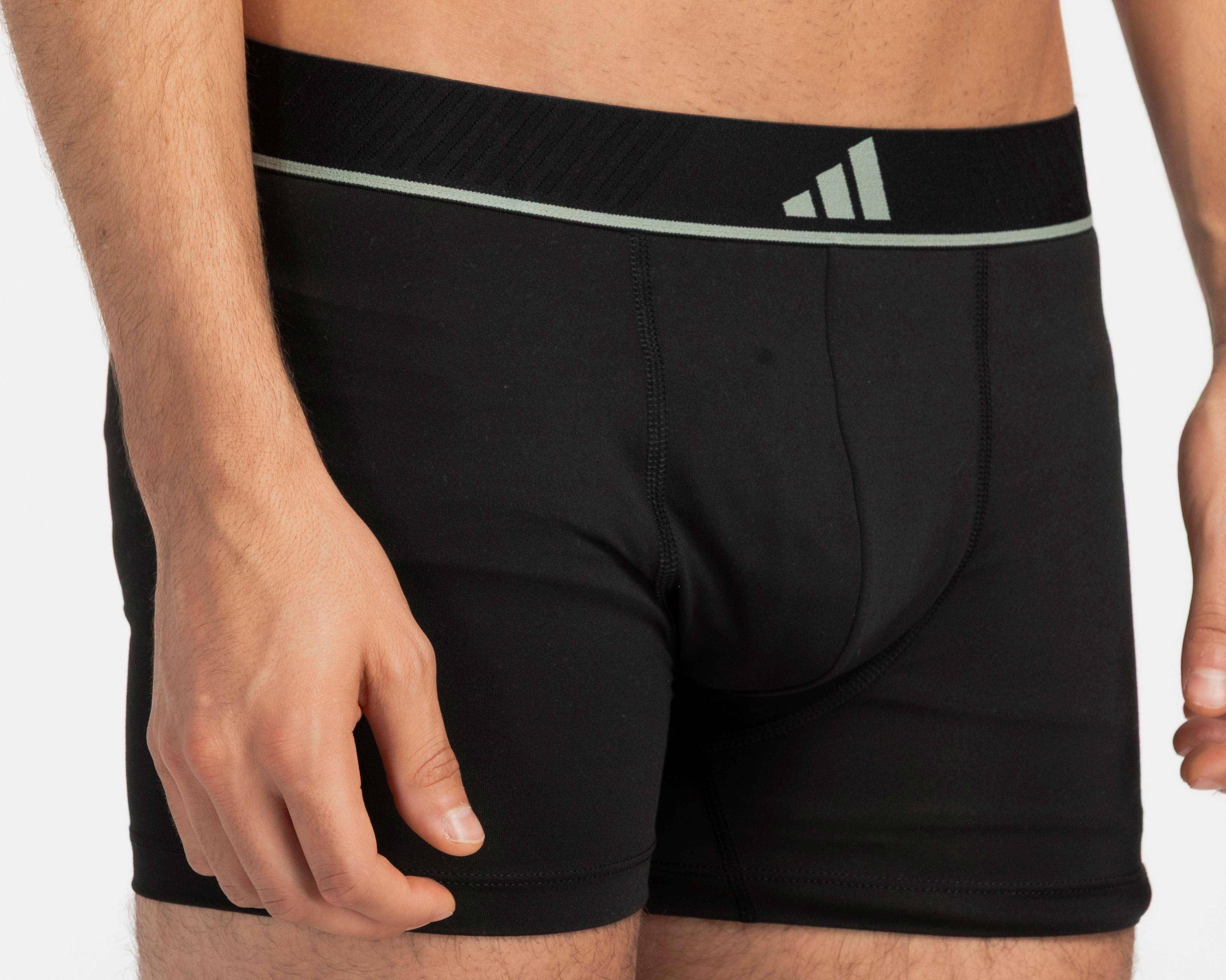Foto 4 | Bóxer Corto Adidas para Hombre 3 Piezas