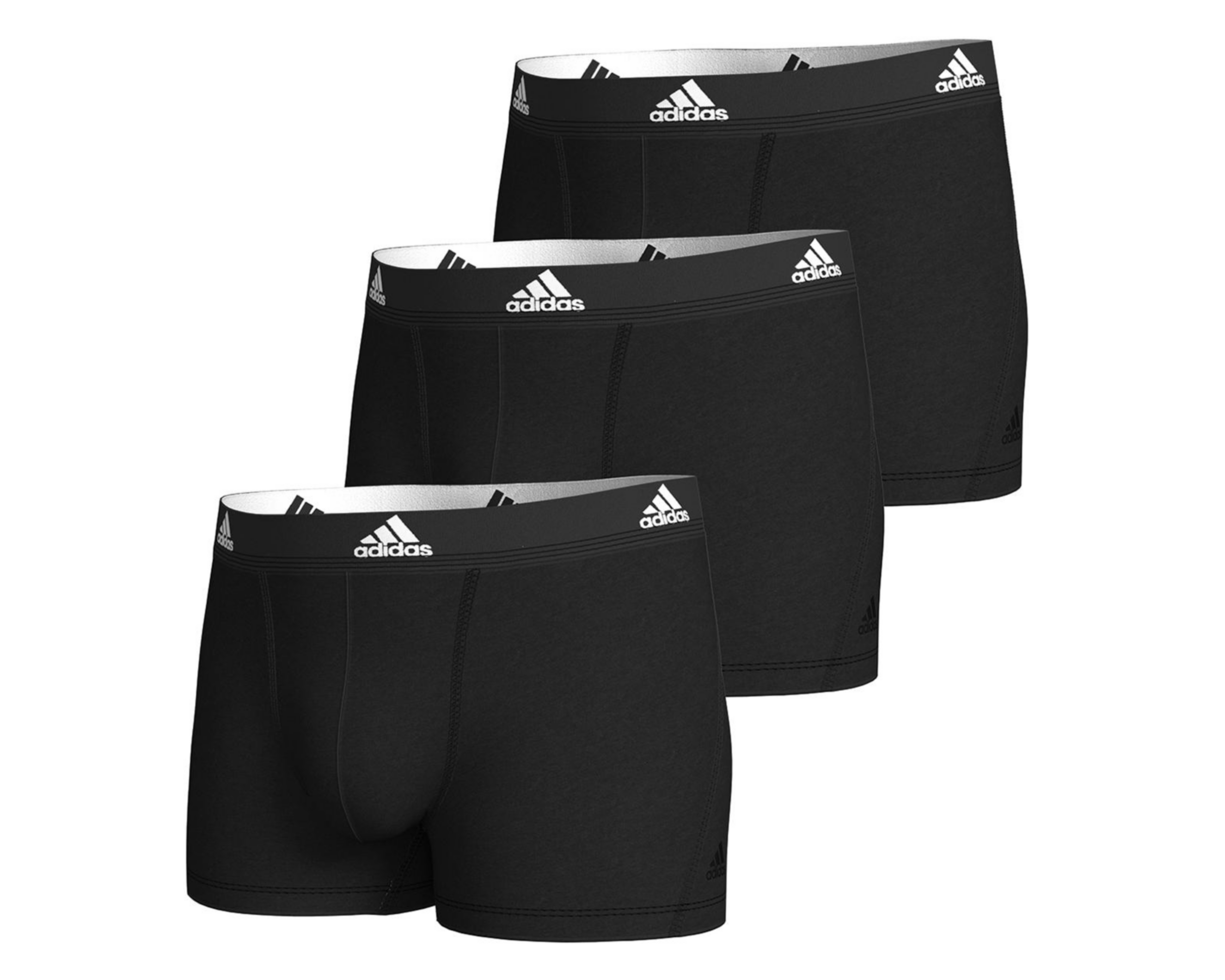 Foto 2 pulgar | Bóxer Corto Adidas para Hombre 3 Piezas