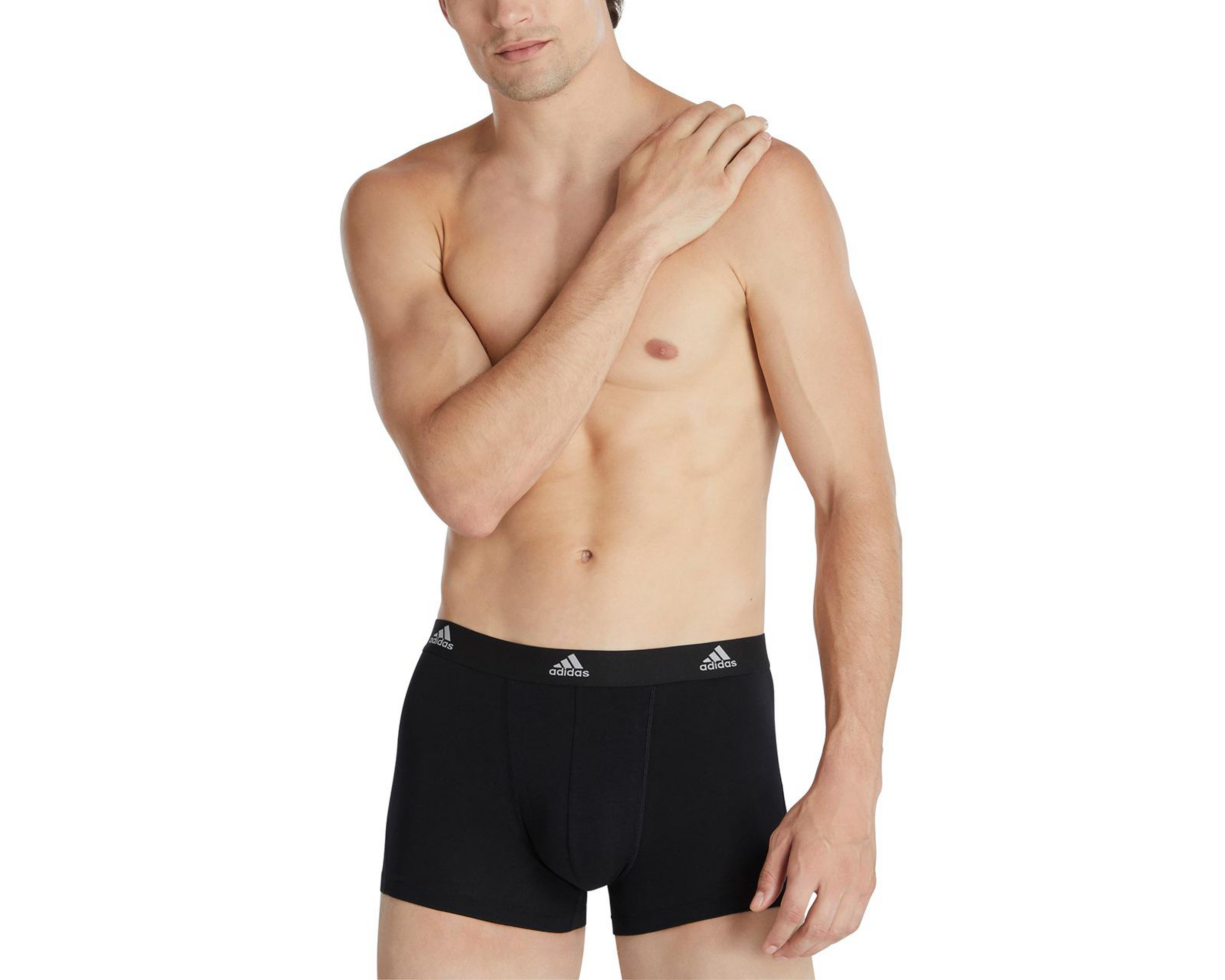 Foto 5 | Bóxer Corto Adidas para Hombre 3 Piezas