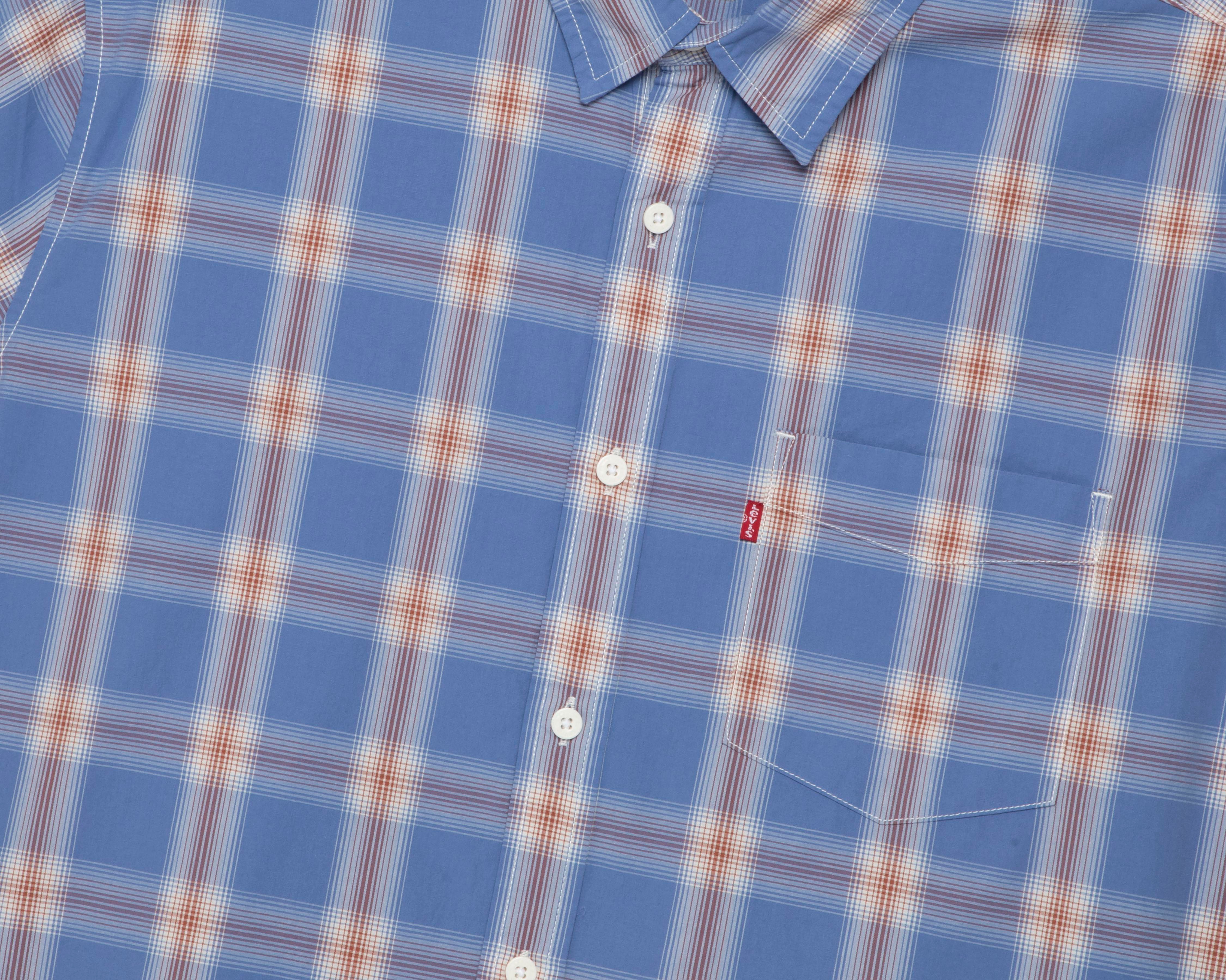 Foto 3 | Camisa de Algodón Levi's Regular a Cuadros para Hombre