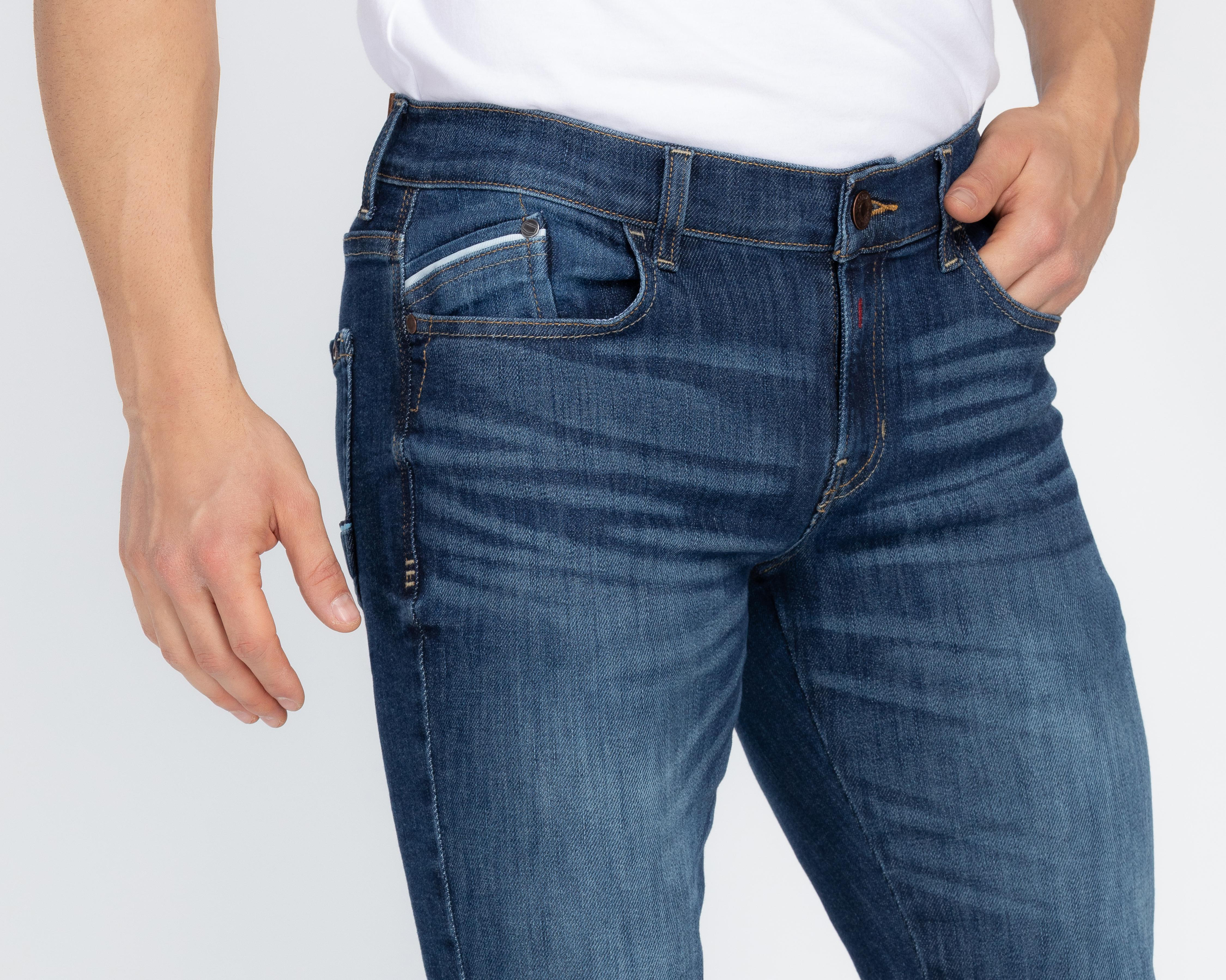 Foto 4 pulgar | Jeans Skinny Oggi Risk para Hombre