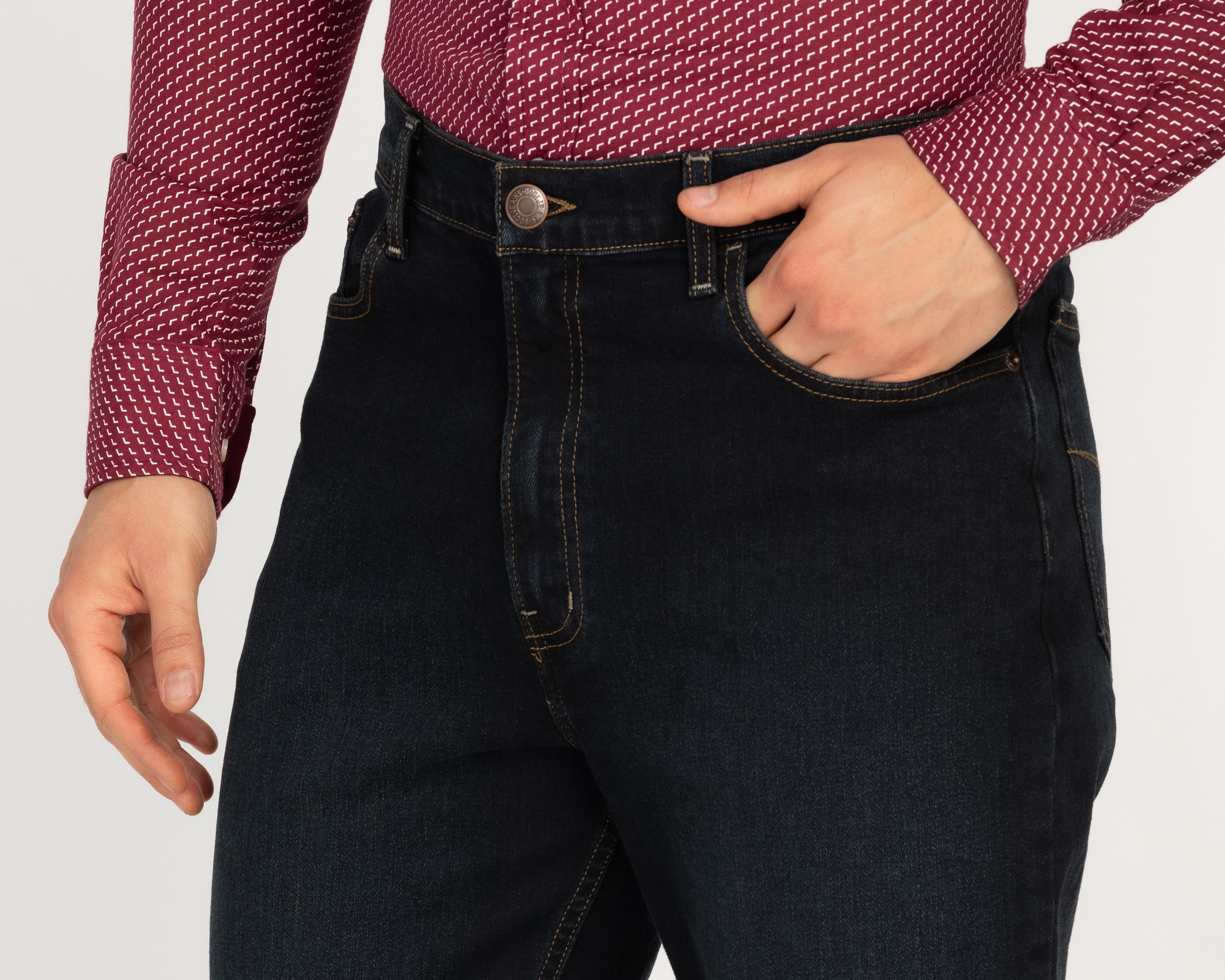 Foto 4 pulgar | Jeans Straight Oggi Power para Hombre