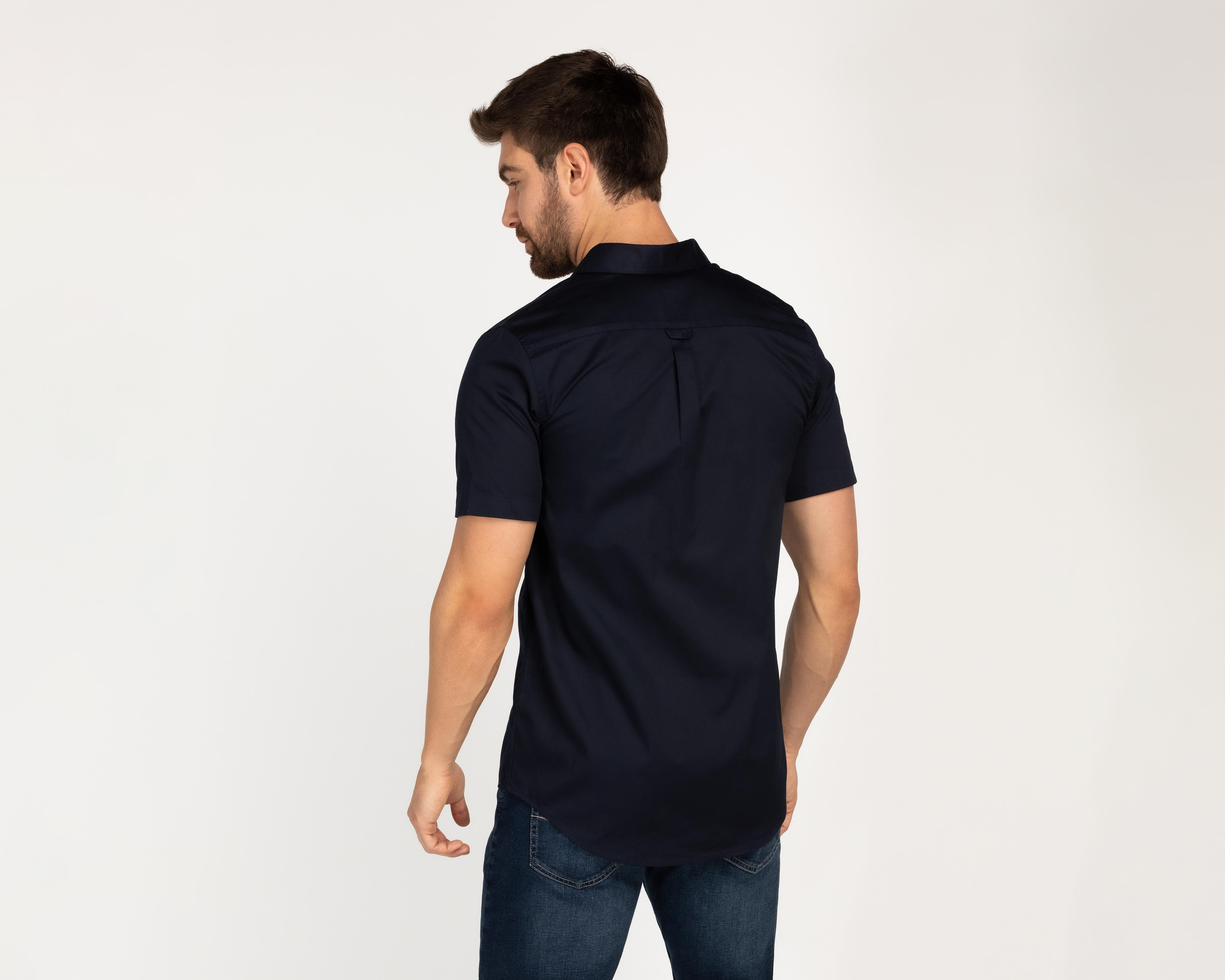 Foto 3 pulgar | Camisa Casual de Algodón Oggi Slim Fit para Hombre