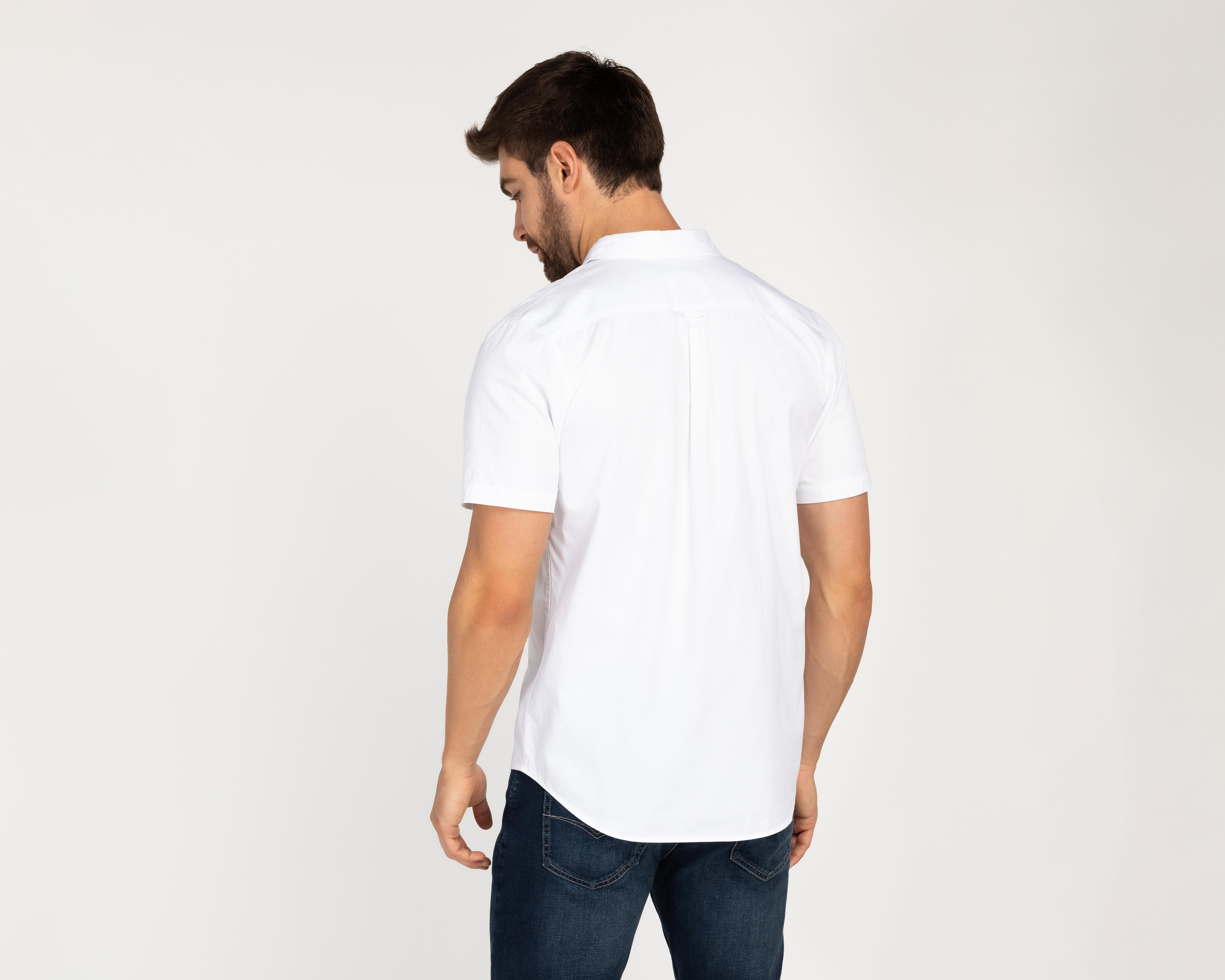 Foto 3 pulgar | Camisa Casual de Algodón Oggi Slim Fit para Hombre
