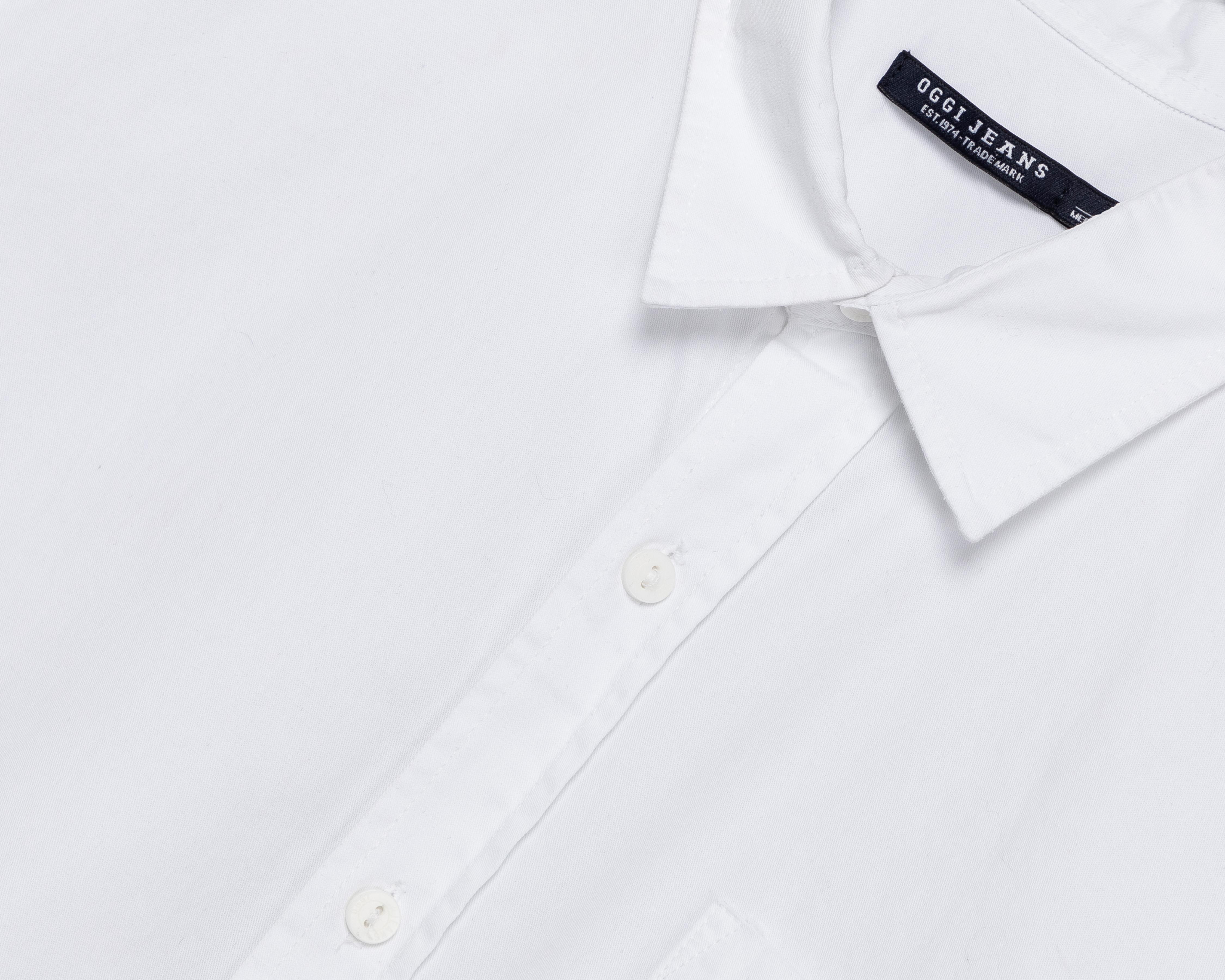 Foto 5 pulgar | Camisa Casual de Algodón Oggi Slim Fit para Hombre