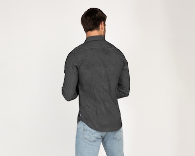 Foto 2 | Camisa Casual Oggi Slim Fit Estampada para Hombre