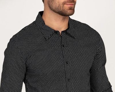 Foto 3 | Camisa Casual Oggi Slim Fit Estampada para Hombre