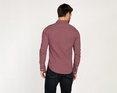 Foto 2 | Camisa Casual Oggi Slim Fit Estampada para Hombre