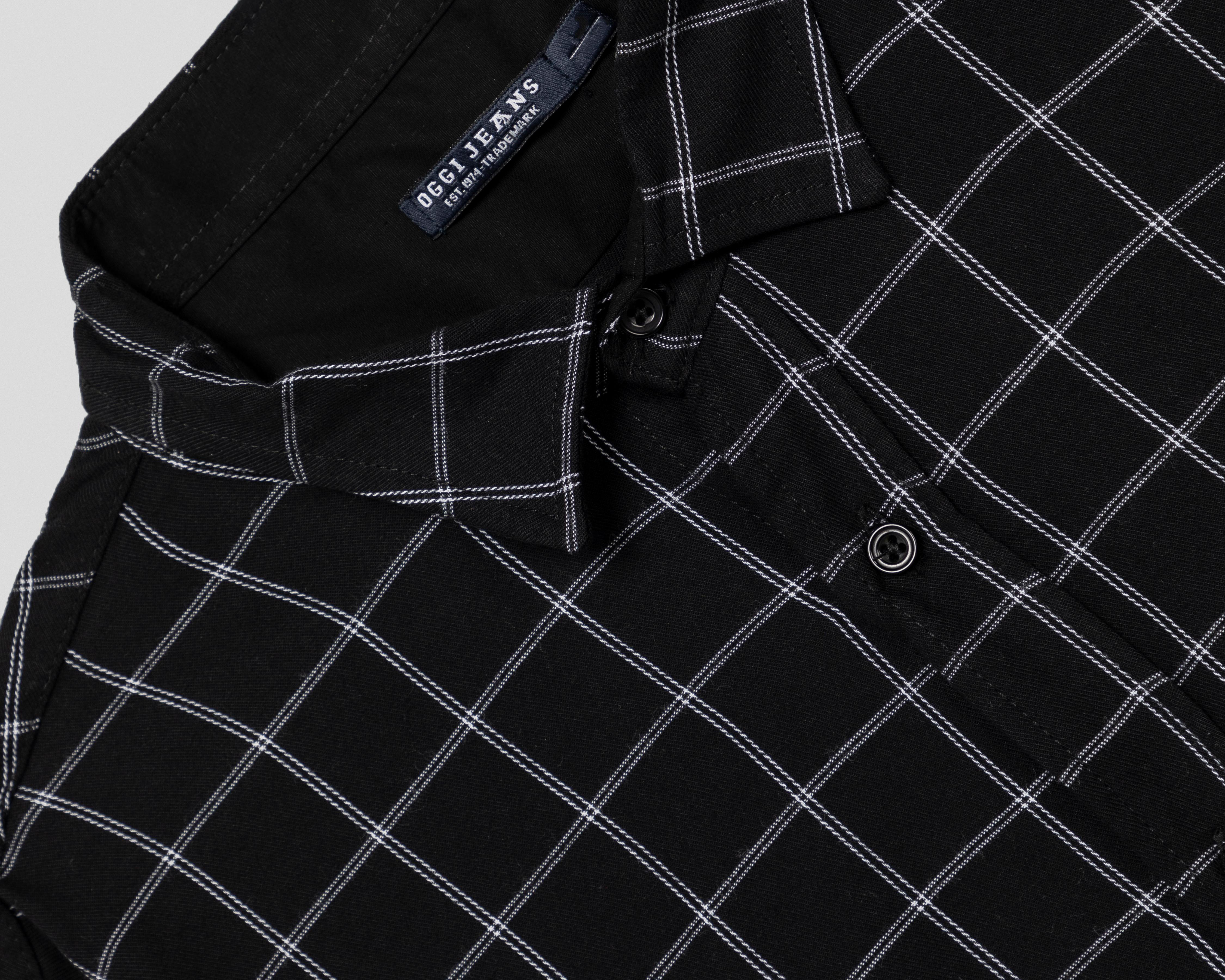 Foto 5 pulgar | Camisa Casual Oggi Slim Fit a Cuadros para Hombre