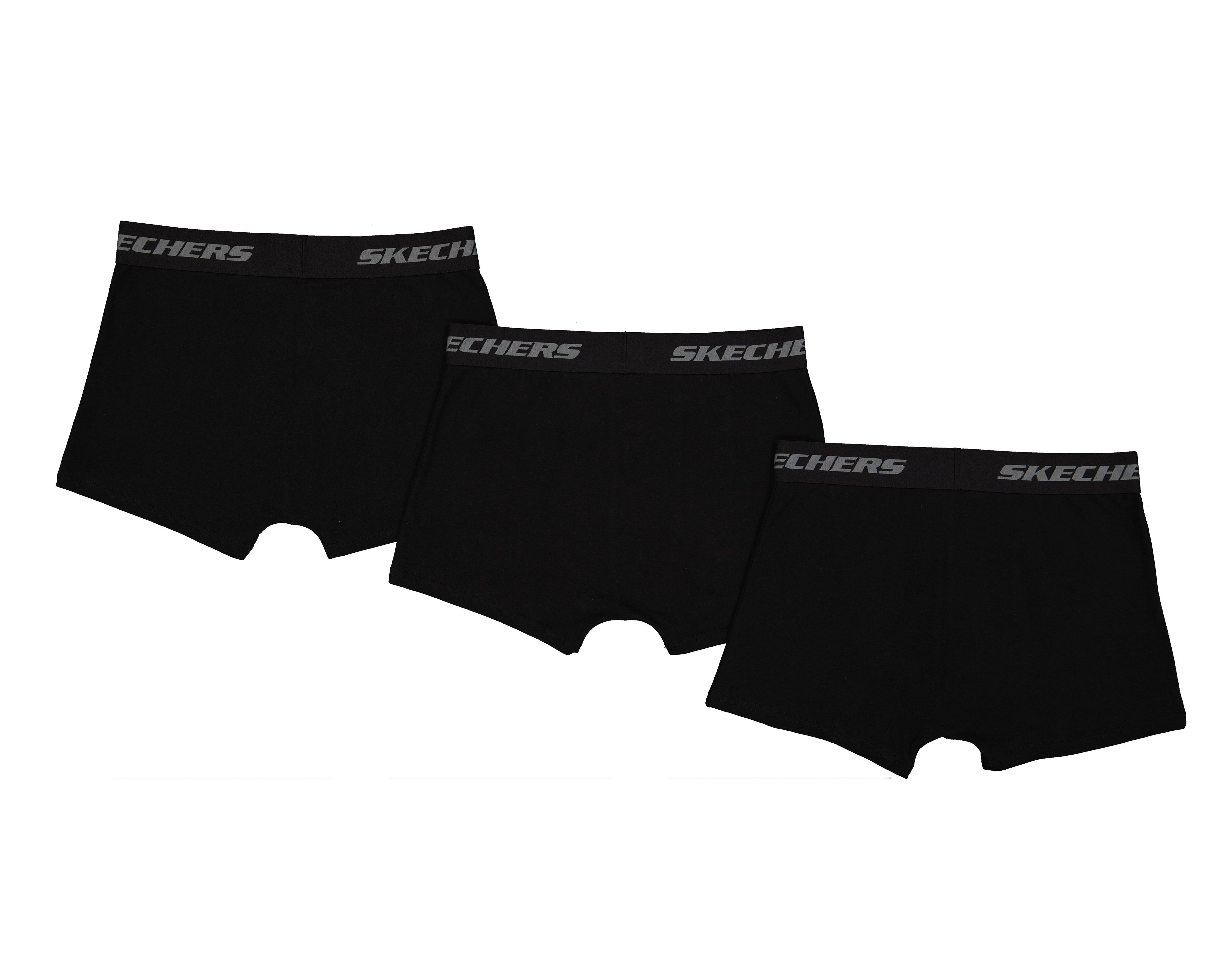 Foto 2 | Bóxer Corto Skechers para Hombre 3 Piezas