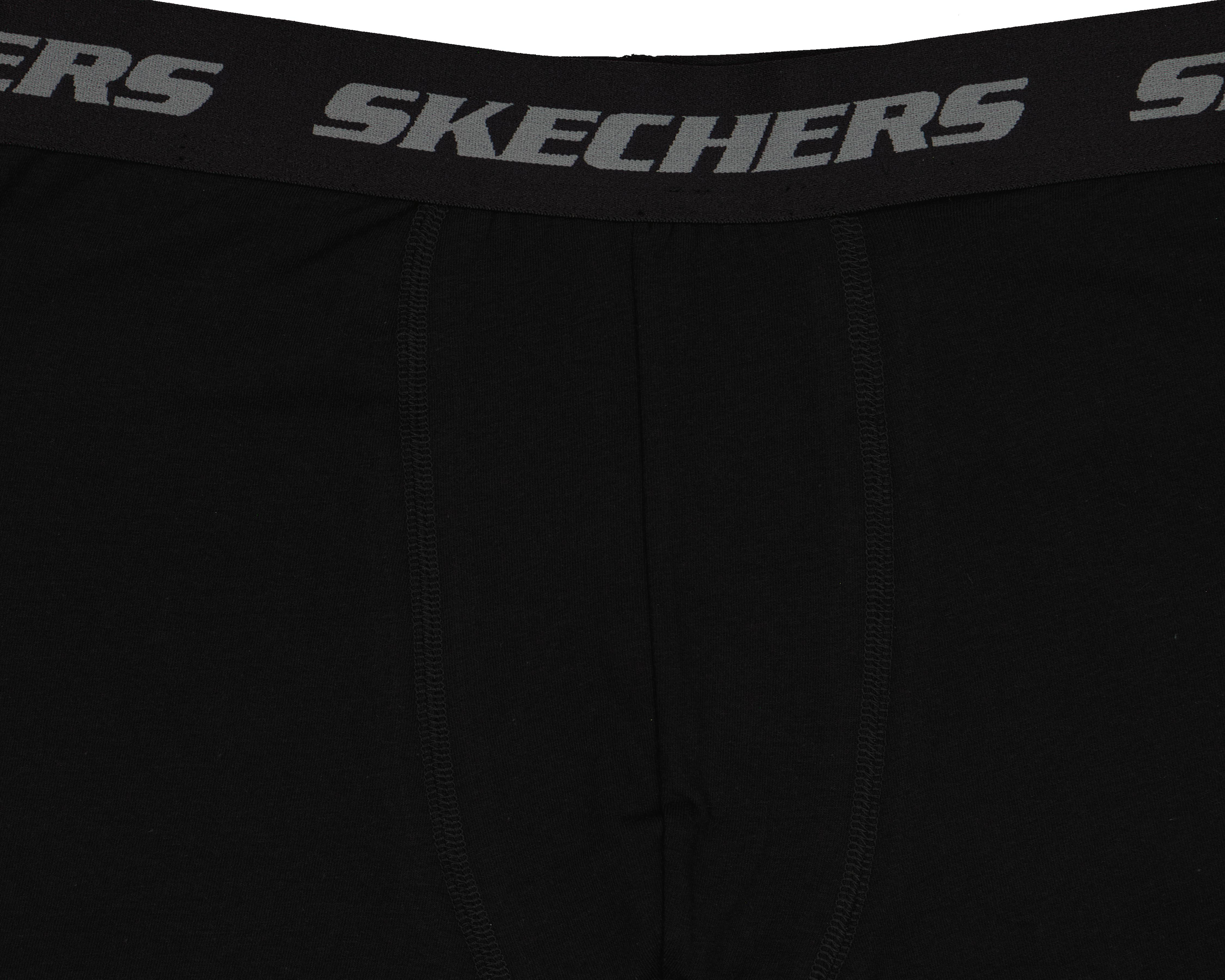 Foto 4 pulgar | Bóxer Corto Skechers para Hombre 3 Piezas