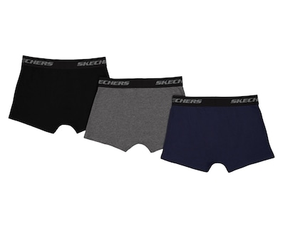 Foto 2 | Bóxer Corto Skechers para Hombre 3 Piezas