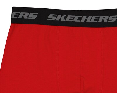 Foto 3 | Bóxer Corto Skechers para Hombre 3 Piezas