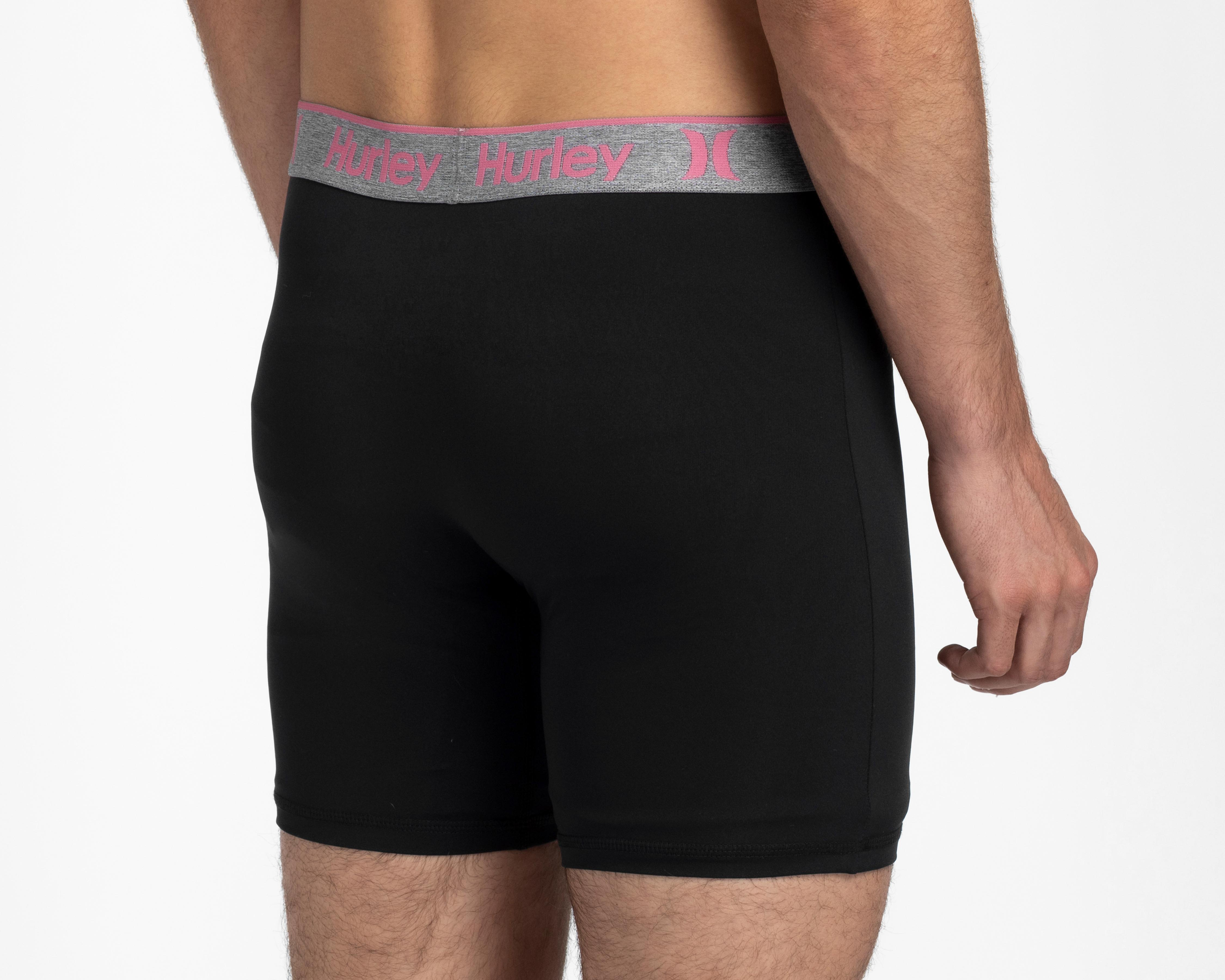 Foto 4 pulgar | Bóxer Corto Hurley para Hombre 4 Piezas