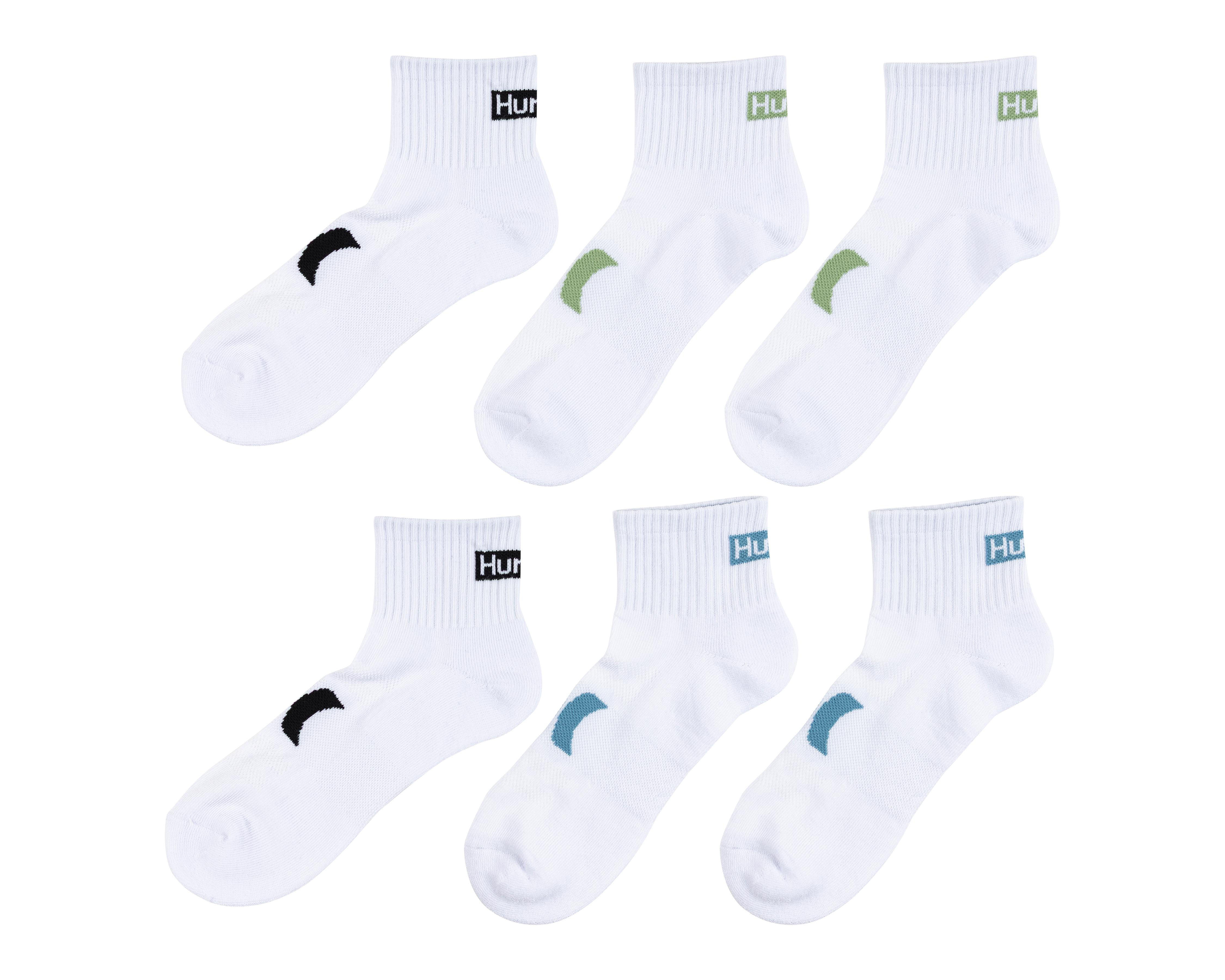 Calcetas Deportivas Hurley para Hombre 6 Pares