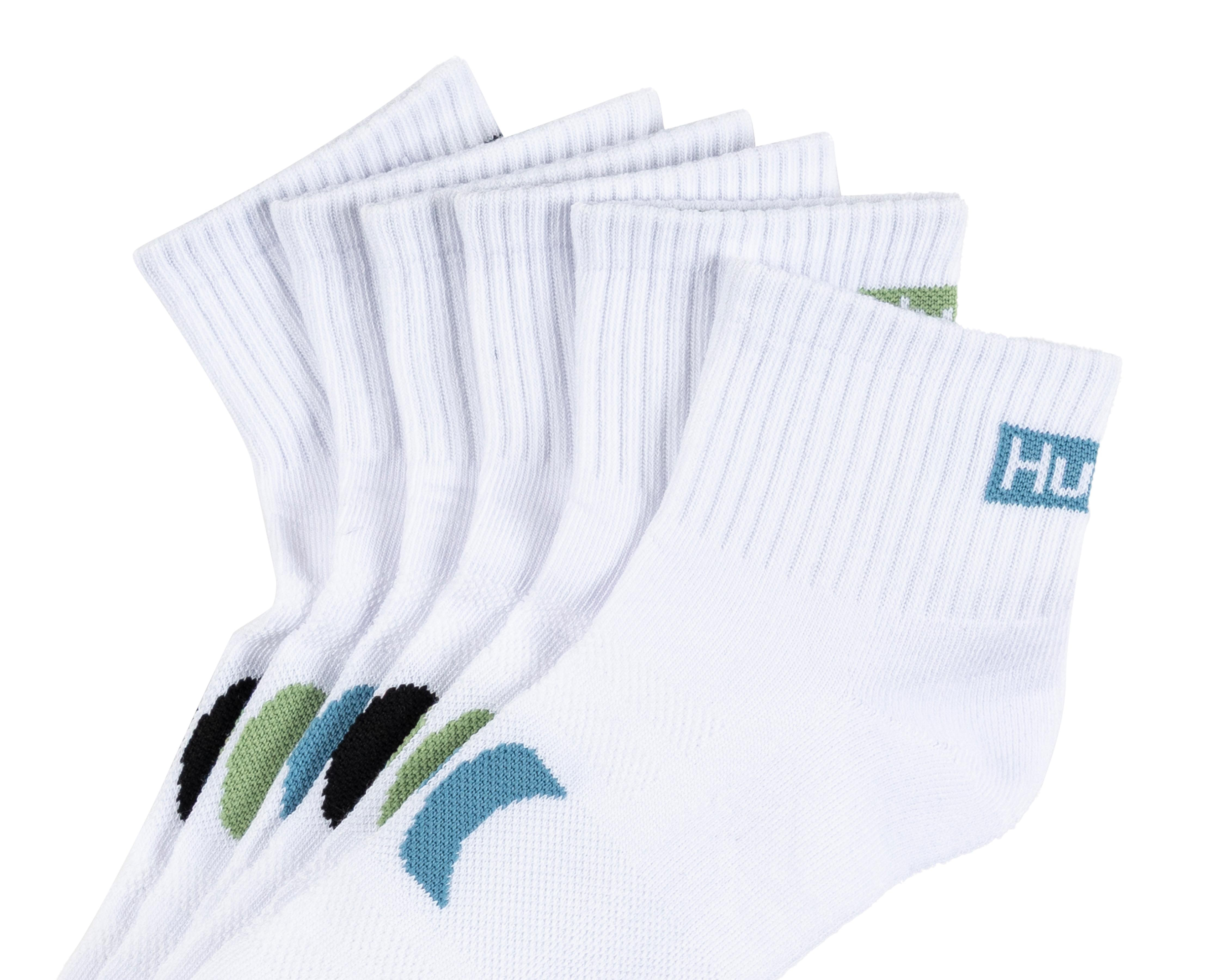 Foto 3 pulgar | Calcetas Deportivas Hurley para Hombre 6 Pares