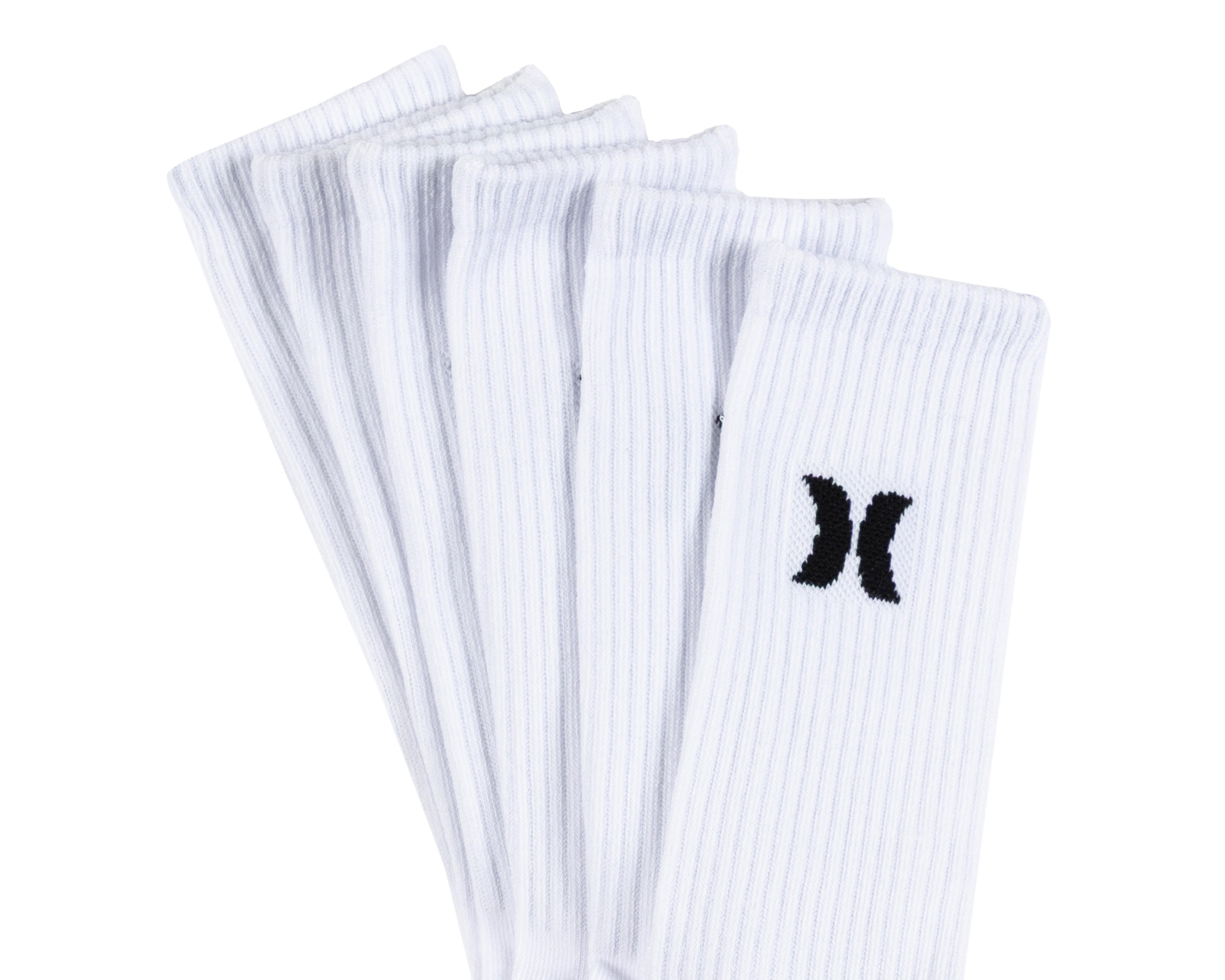 Foto 3 pulgar | Calcetas Deportivas Hurley para Hombre 6 Pares