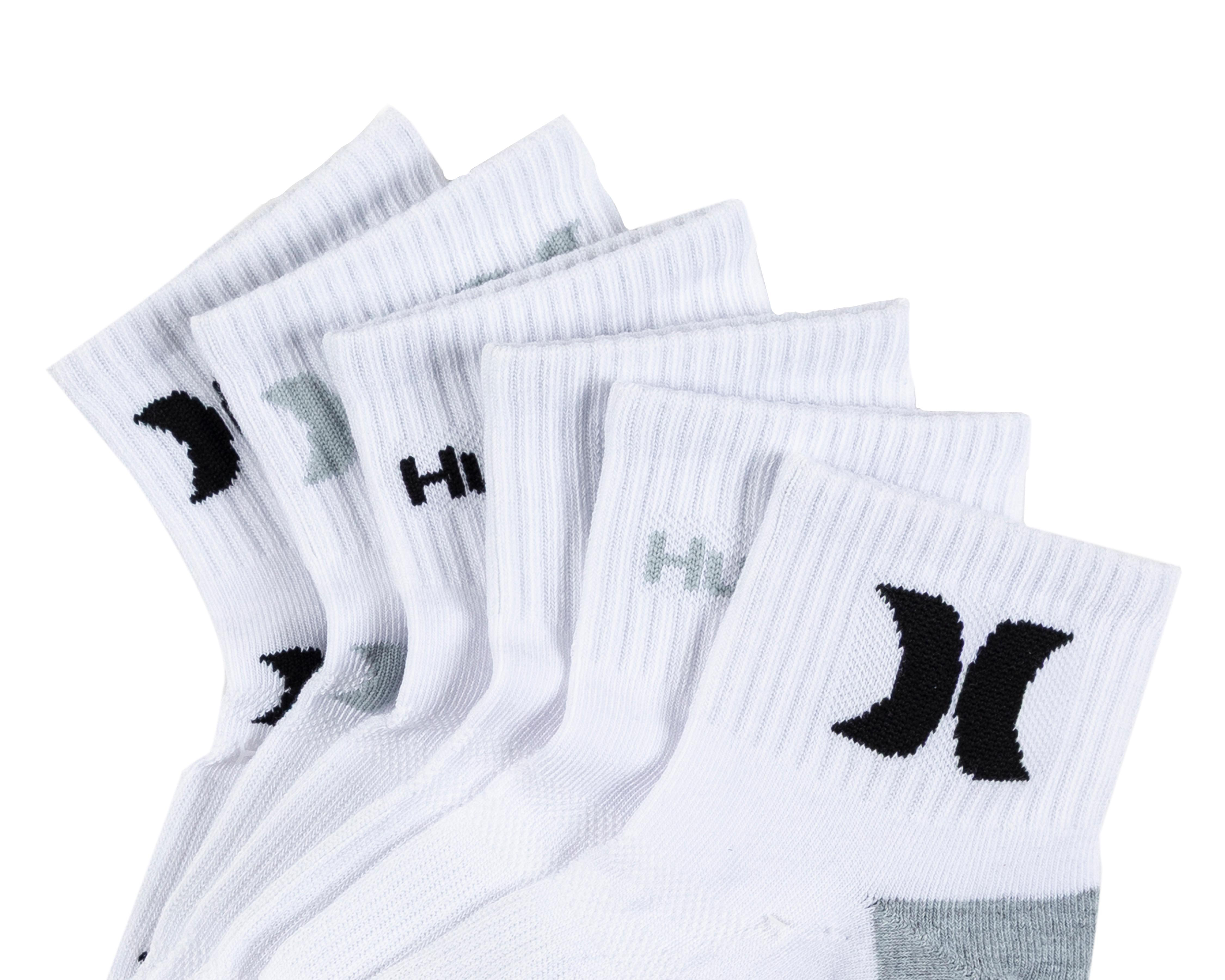 Foto 3 pulgar | Calcetas Deportivas Hurley para Hombre 6 Pares
