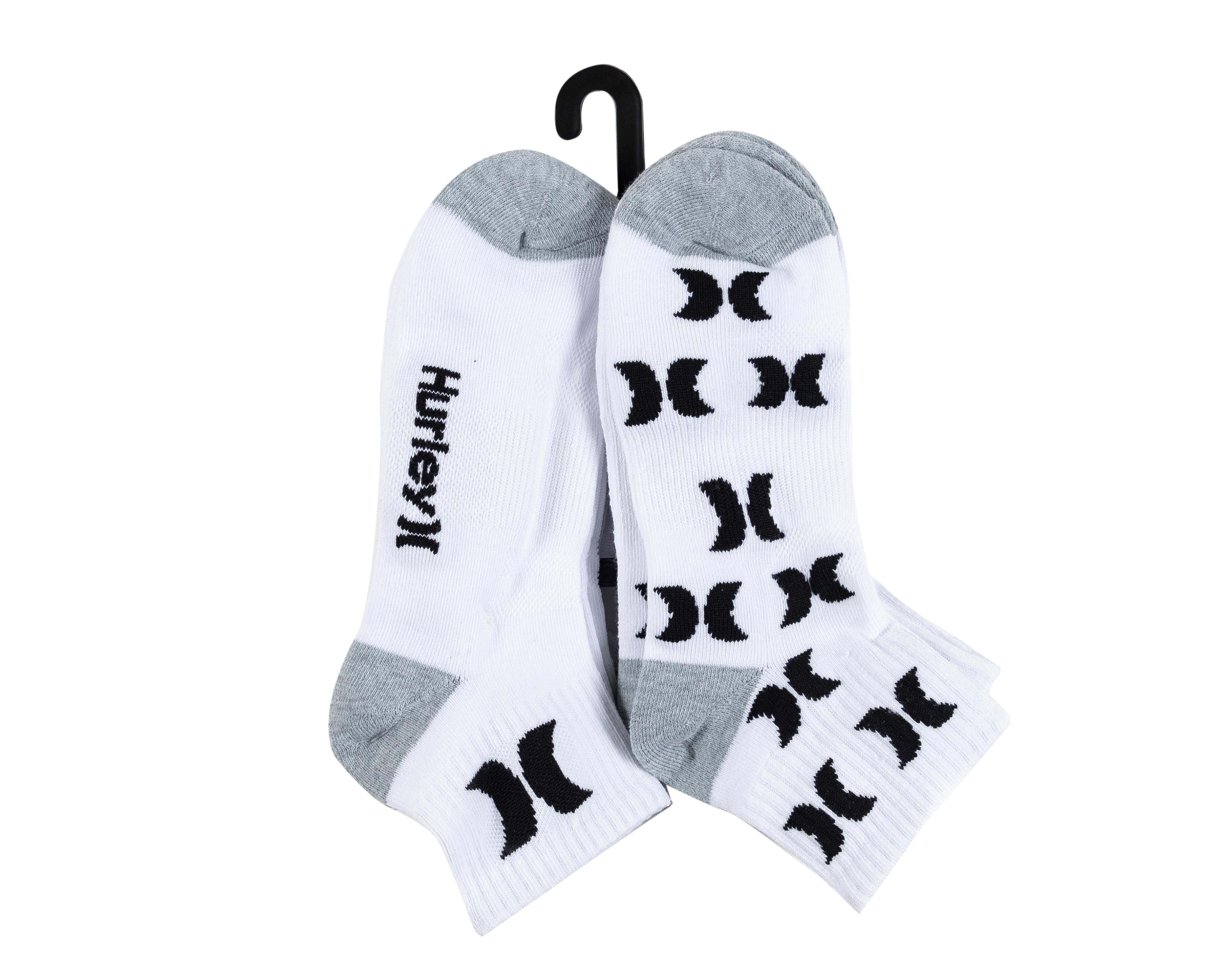 Foto 4 pulgar | Calcetas Deportivas Hurley para Hombre 6 Pares