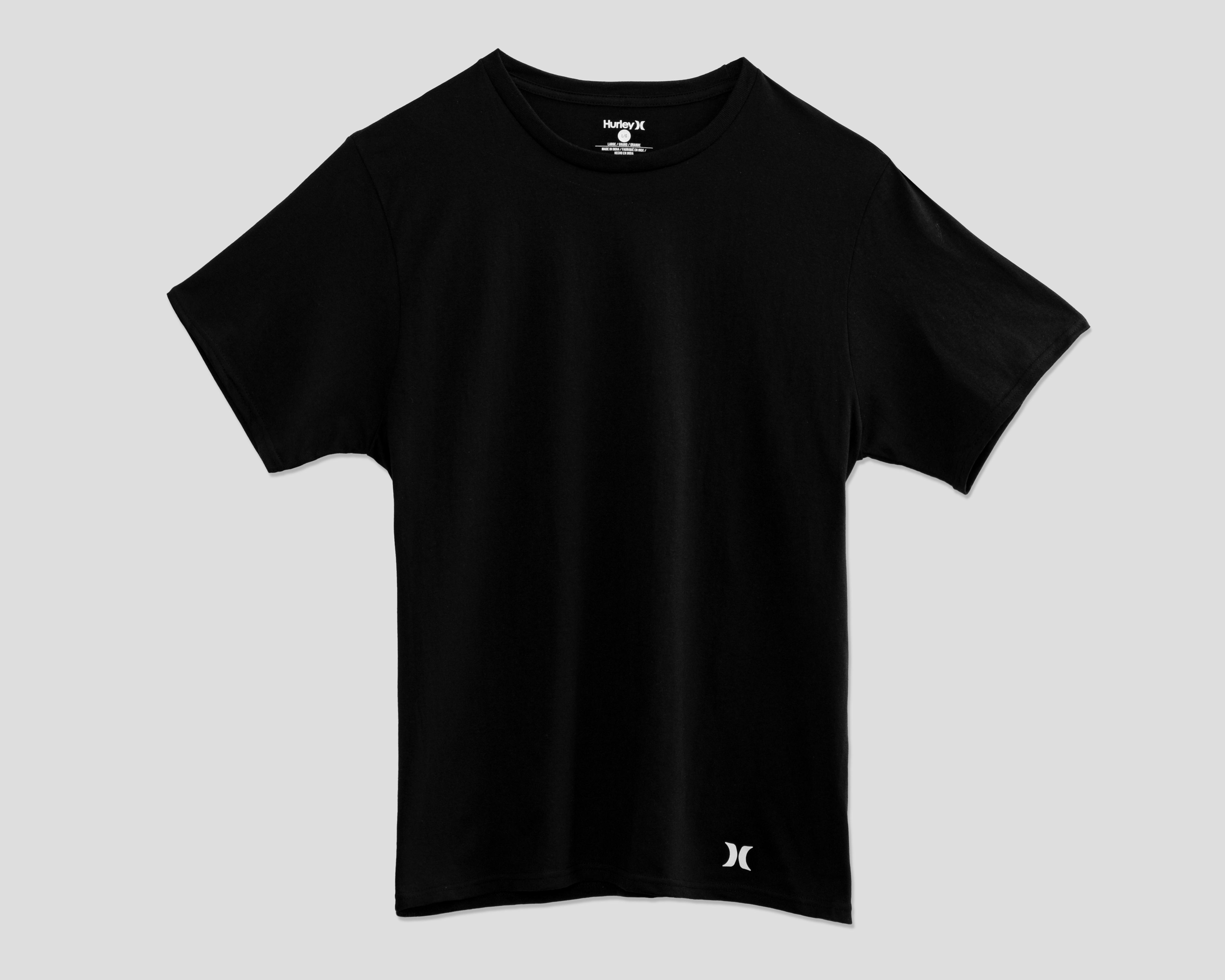 Foto 4 pulgar | Playera Interior Cuello Redondo Hurley para Hombre 3 Piezas