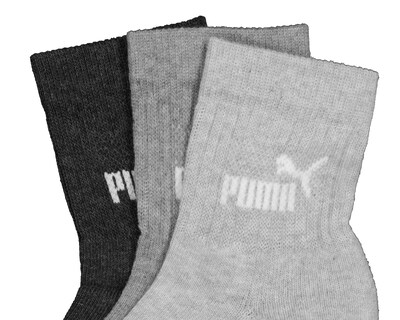 Foto 2 | Calcetas Cortas Deportivas Puma para Hombre 3 Pares