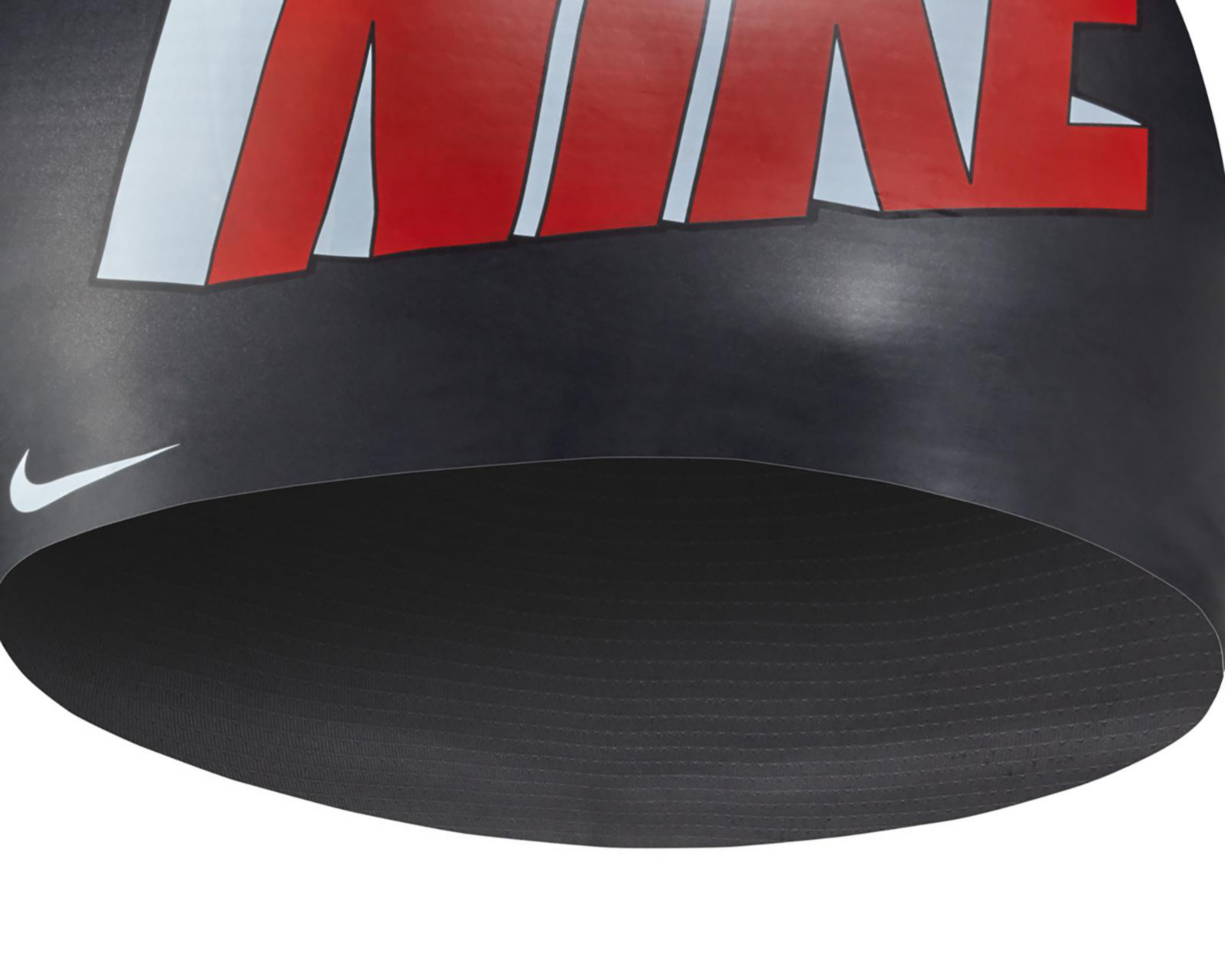 Foto 4 pulgar | Gorro para Natación Nike Multi Graphic Negro Unitalla