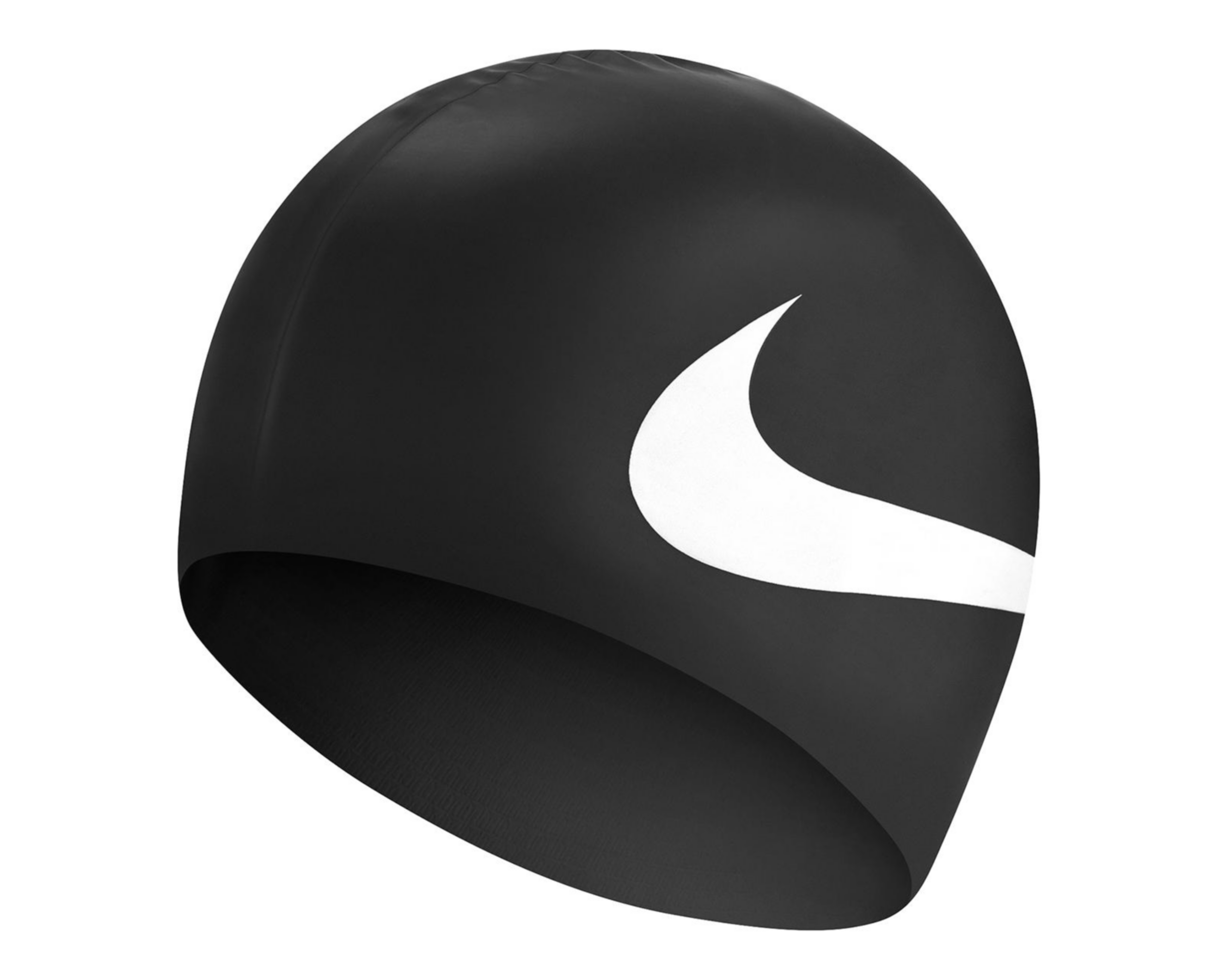 Foto 2 pulgar | Gorro para Natación Nike Swim Big Swoosh Negro