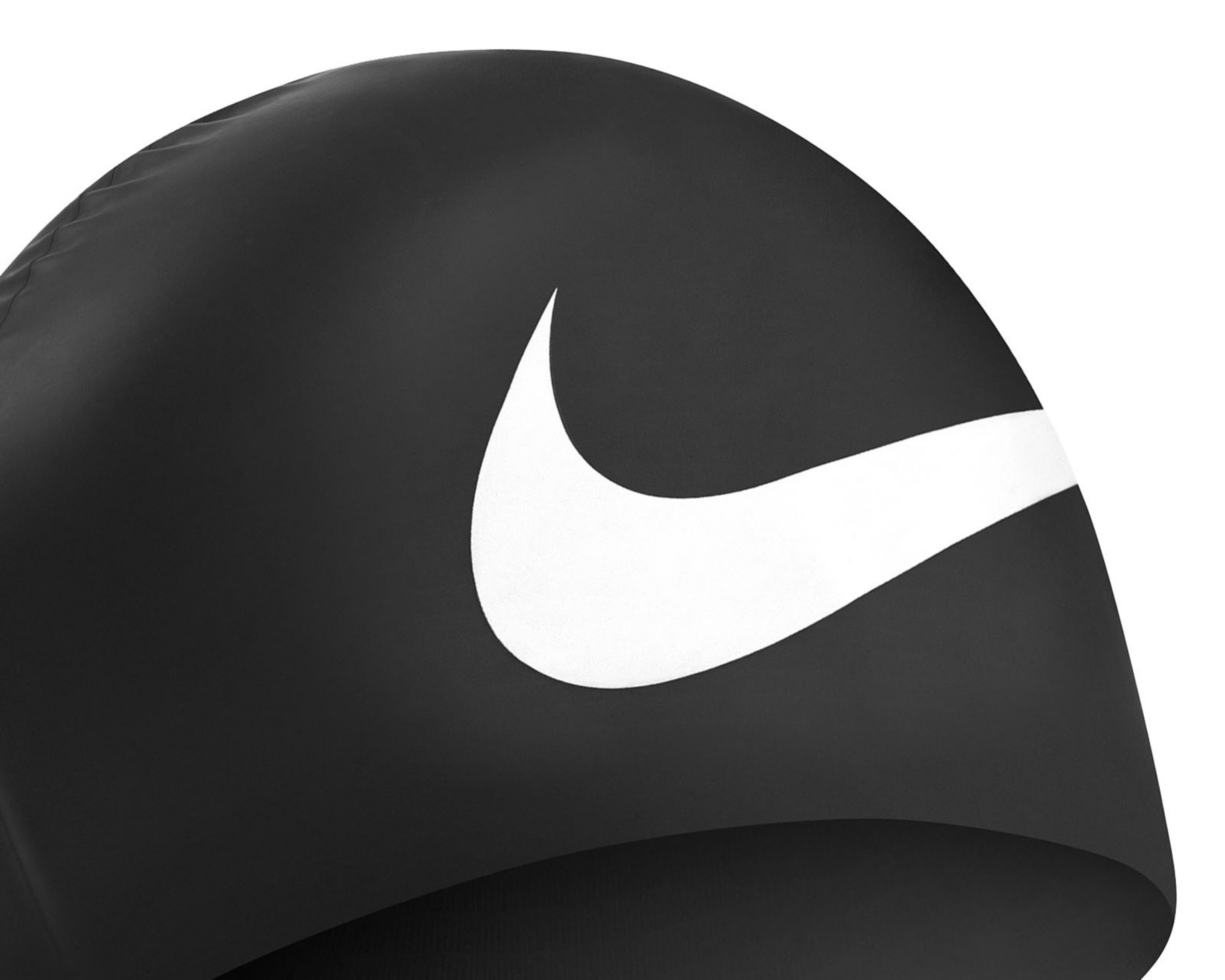 Foto 3 pulgar | Gorro para Natación Nike Swim Big Swoosh Negro