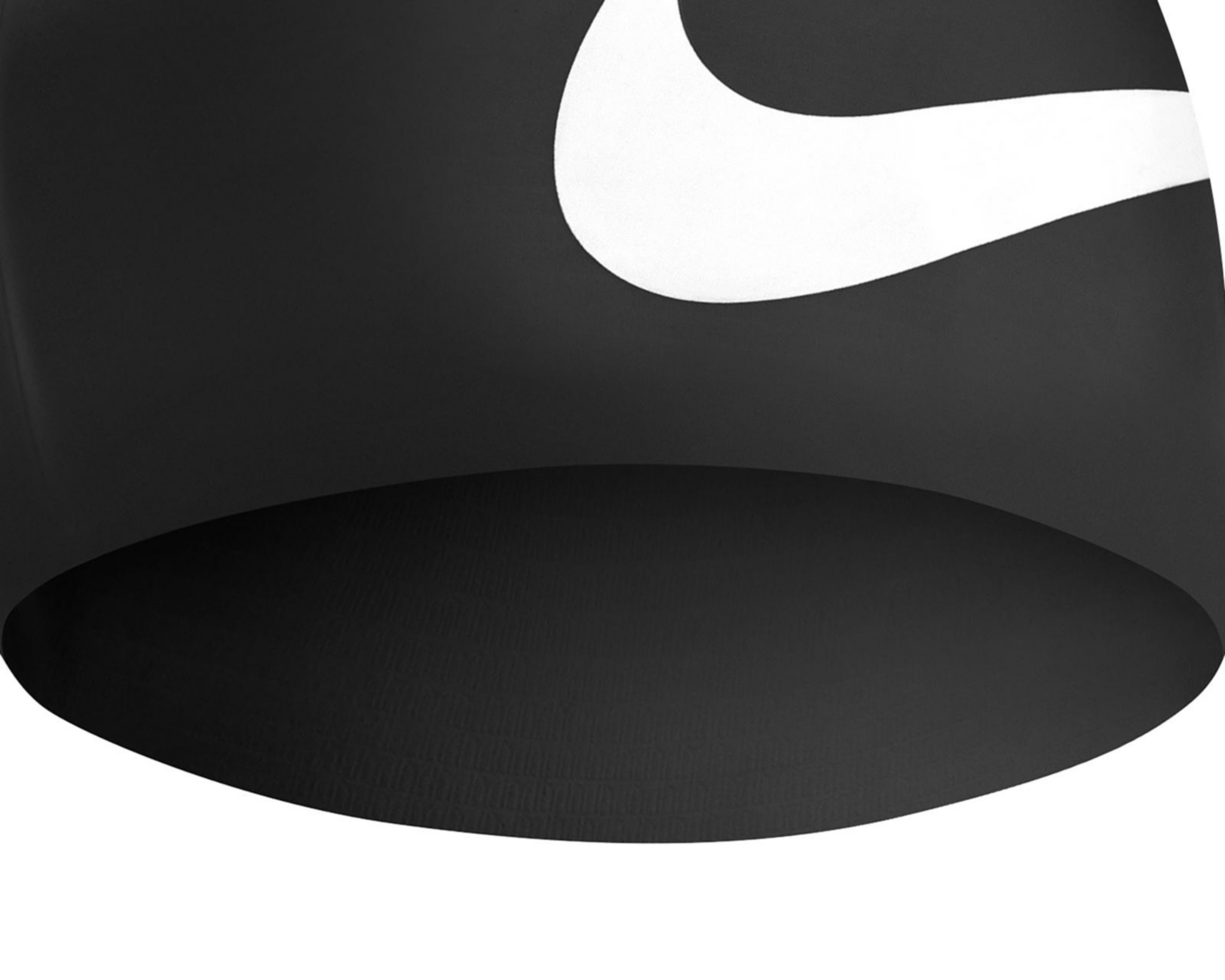Foto 4 pulgar | Gorro para Natación Nike Swim Big Swoosh Negro
