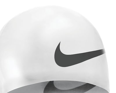 Foto 2 | Gorro para Natación Nike Swim Big Swoosh Blanco