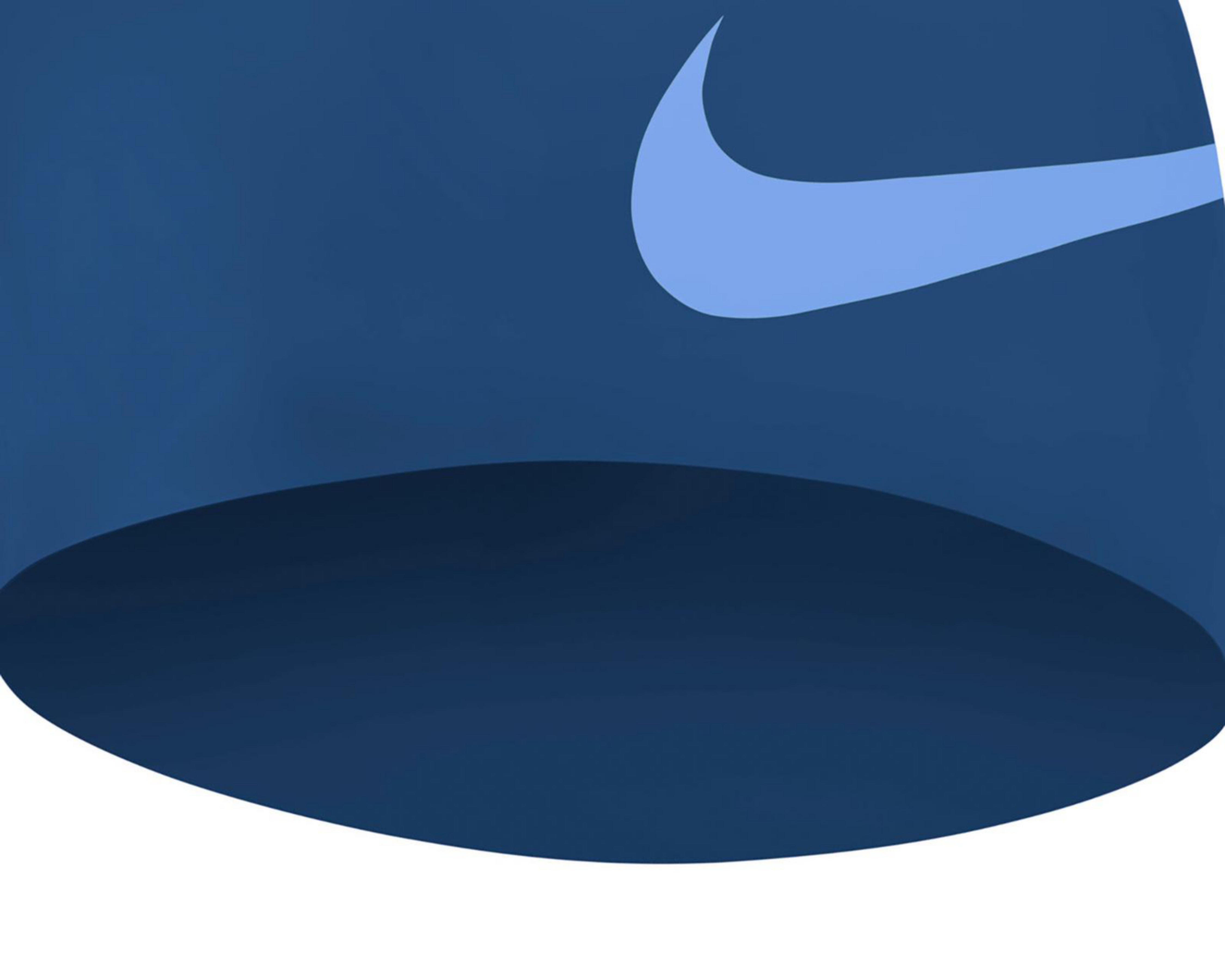 Foto 4 pulgar | Gorro para Natación Nike Swim Big Swoosh Azul