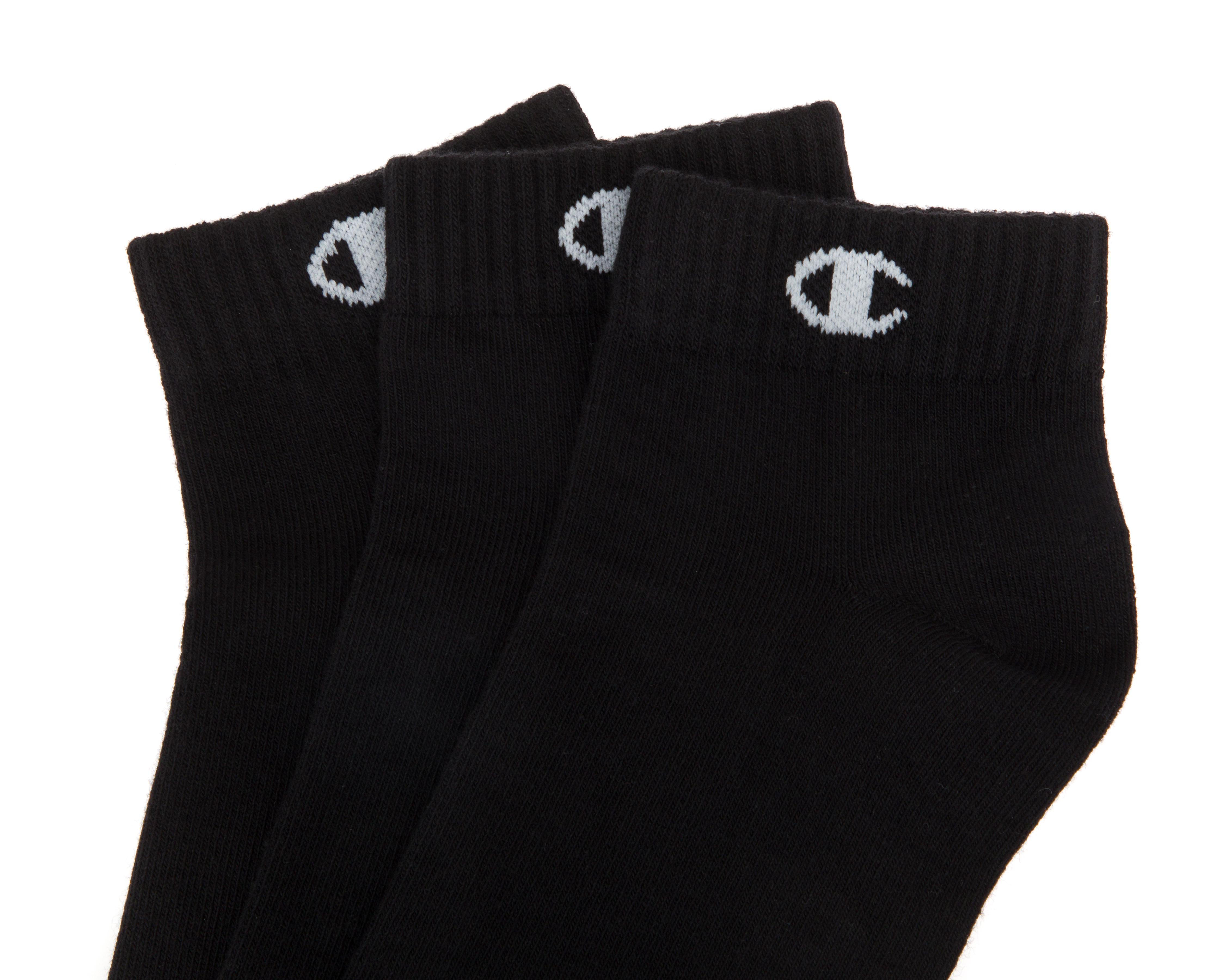 Foto 3 pulgar | Calcetines Deportivos Champion para Hombre 3 Pares
