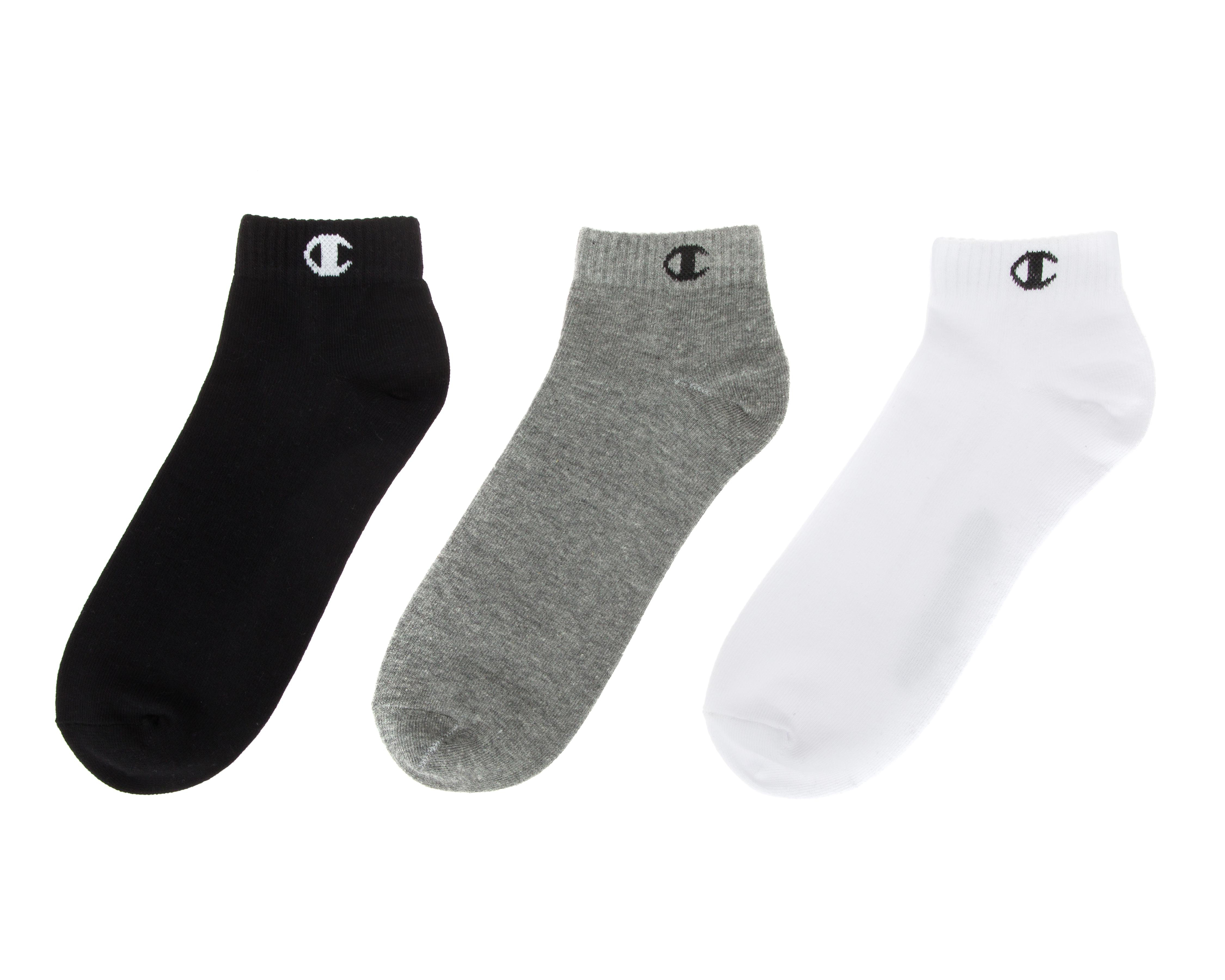 Foto 2 pulgar | Calcetines Deportivos Champion para Hombre 3 Pares