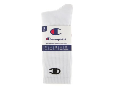 Foto 3 | Calcetas Largas Deportivas Champion para Hombre 3 Pares