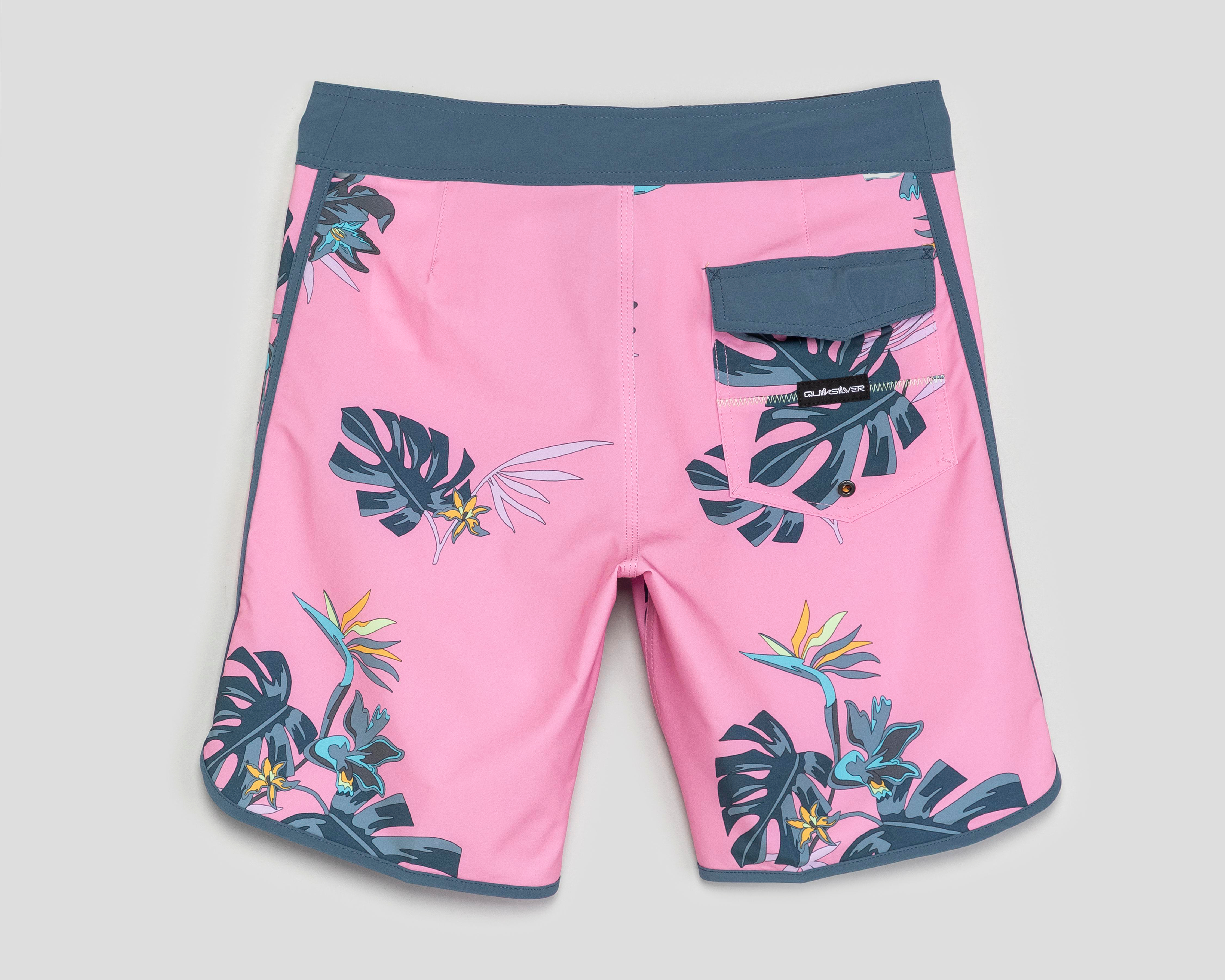 Foto 3 pulgar | Traje de Baño Quiksilver Rosa para Hombre