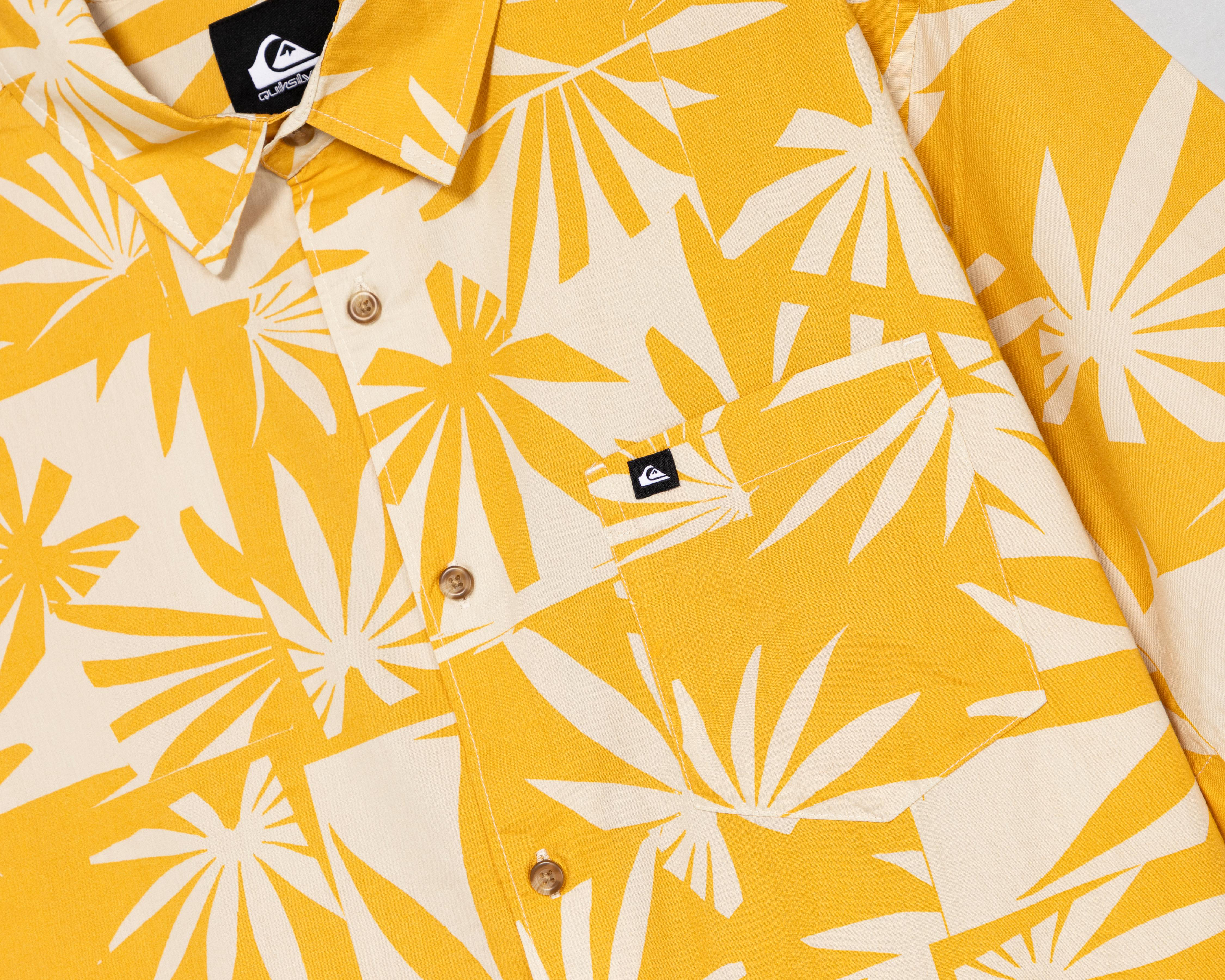 Foto 4 pulgar | Camisa Casual Quiksilver Regular Estampada para Hombre