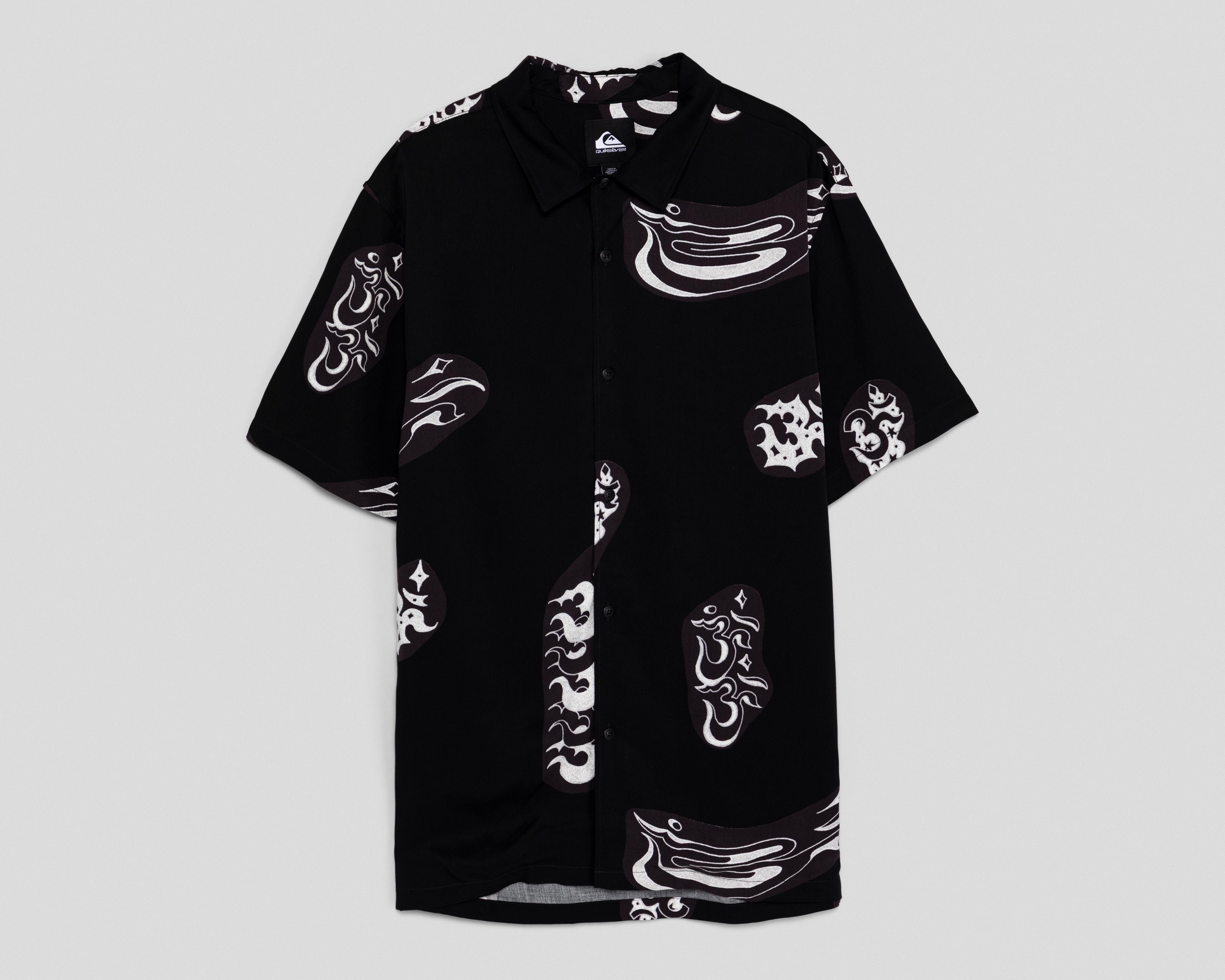 Foto 2 pulgar | Camisa Casual Quiksilver Regular Estampada para Hombre