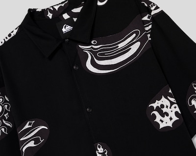 Foto 3 | Camisa Casual Quiksilver Regular Estampada para Hombre