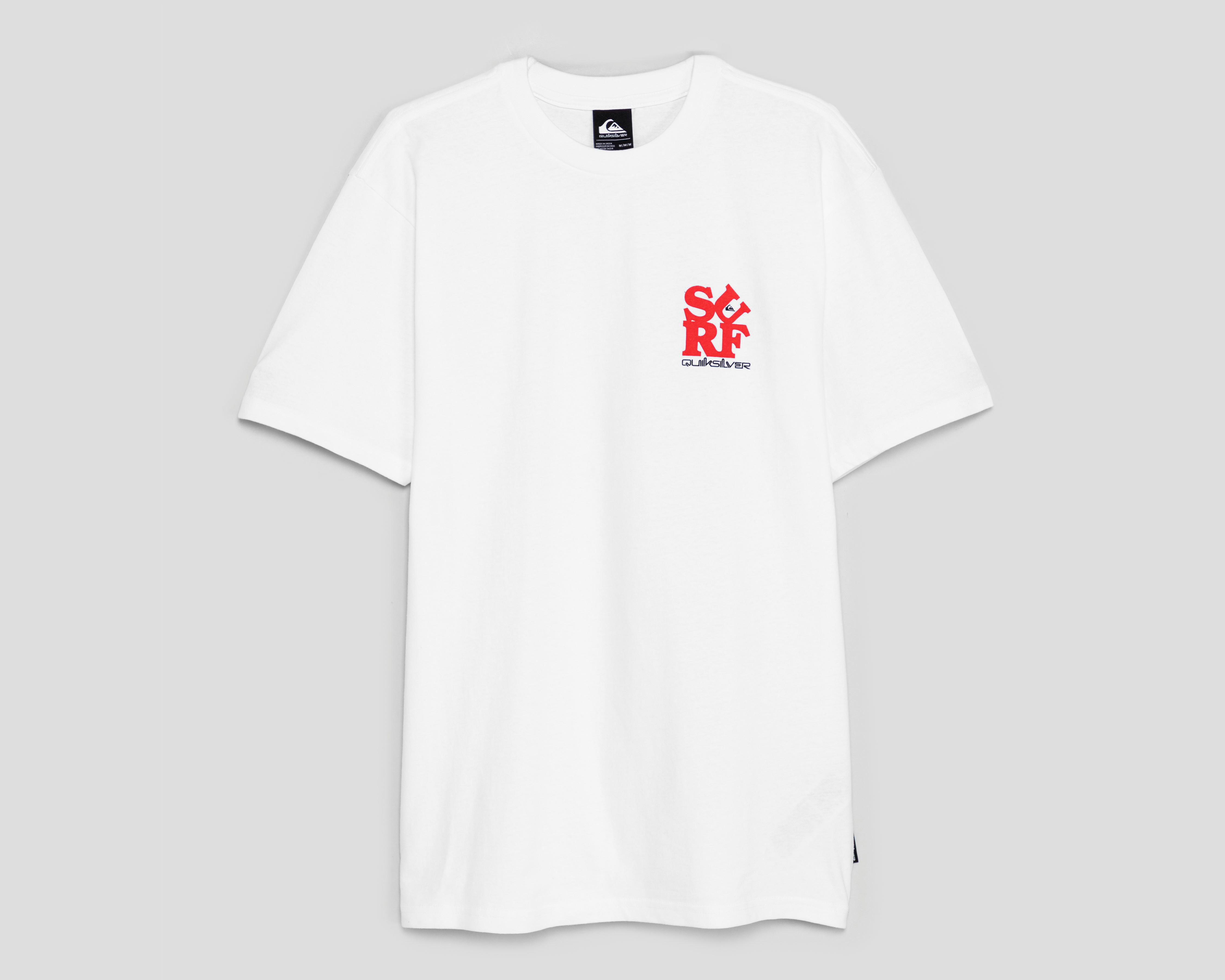 Playera Cuello Redondo Blanca Quiksilver para Hombre