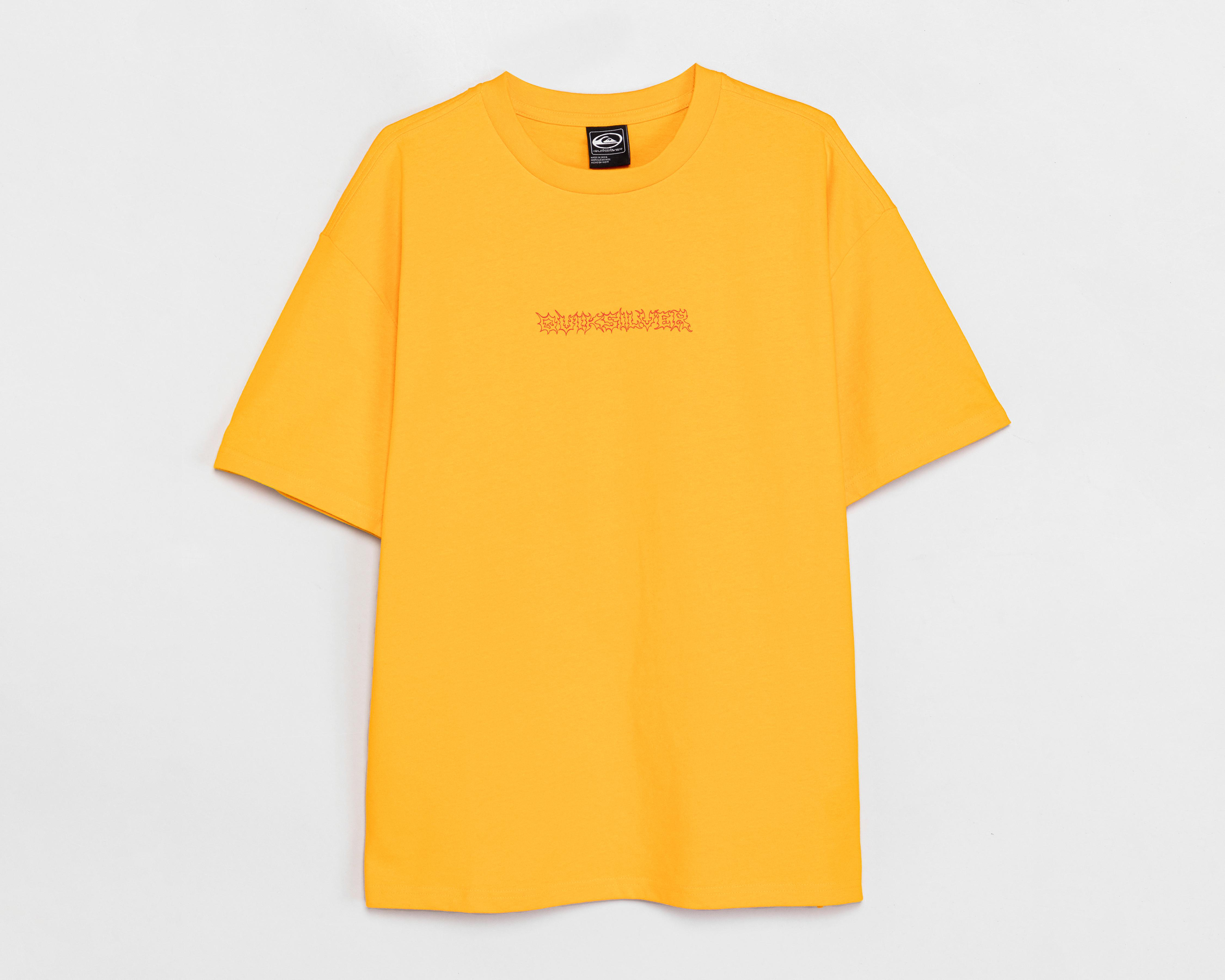Playera Cuello Redondo Amarilla Quiksilver para Hombre