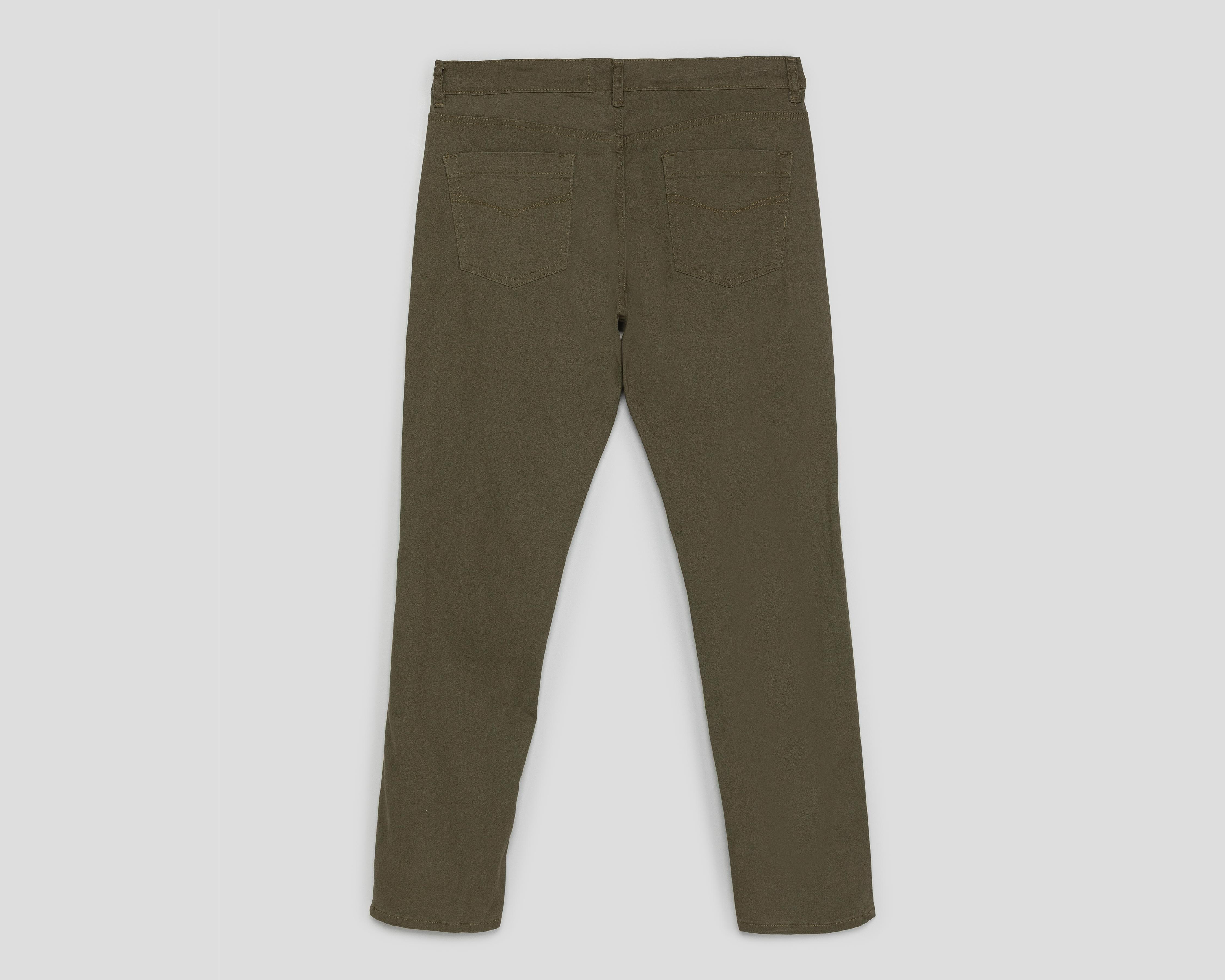 Foto 3 pulgar | Pantalón de Gabardina Refill Verde para Hombre