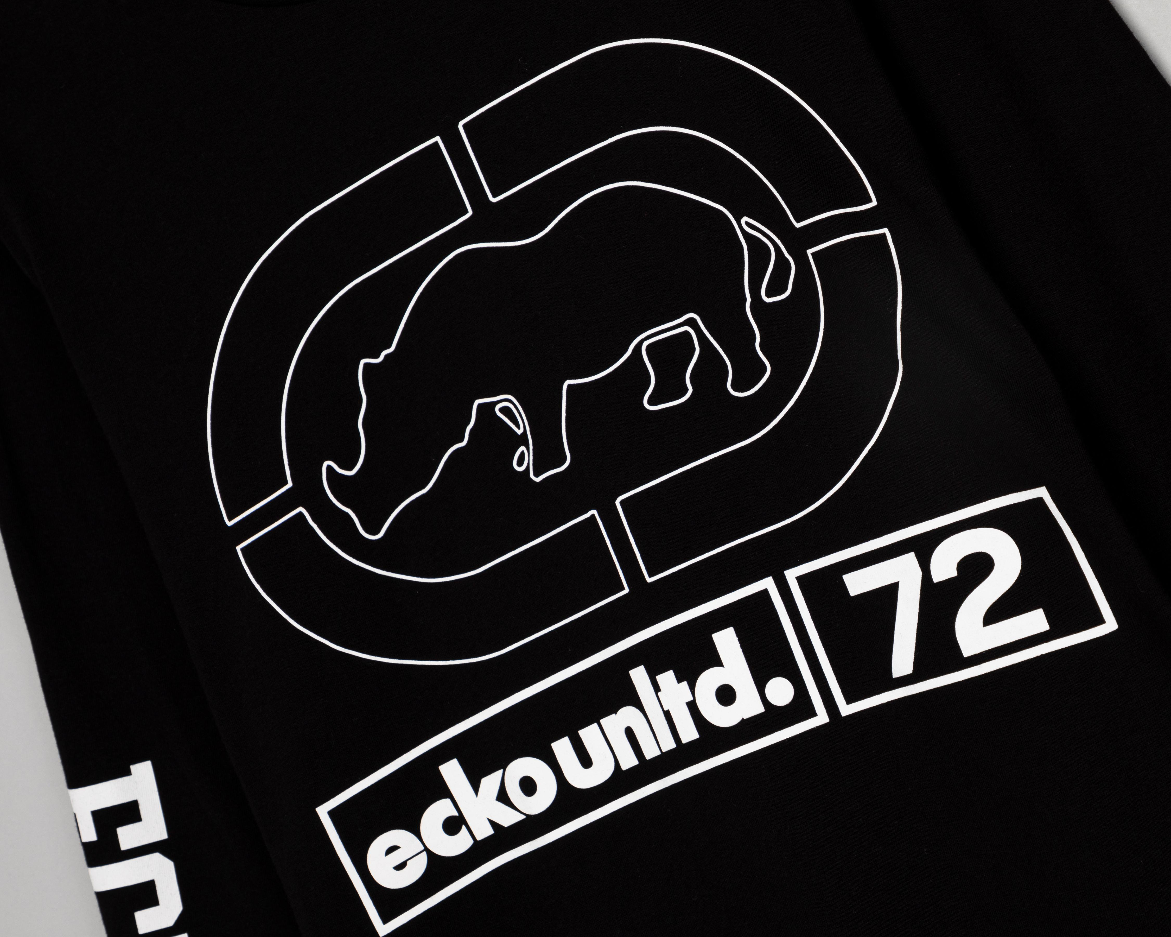 Foto 4 pulgar | Playera de Cuello Redondo Negra Ecko Unltd. para Hombre