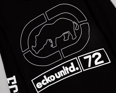 Foto 3 | Playera de Cuello Redondo Negra Ecko Unltd. para Hombre