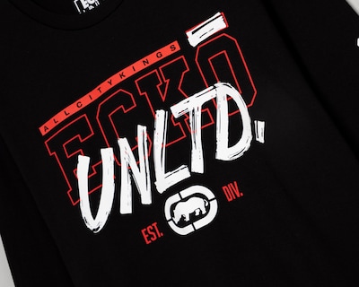Foto 3 | Playera de Cuello Redondo Negra Ecko Unltd. para Hombre