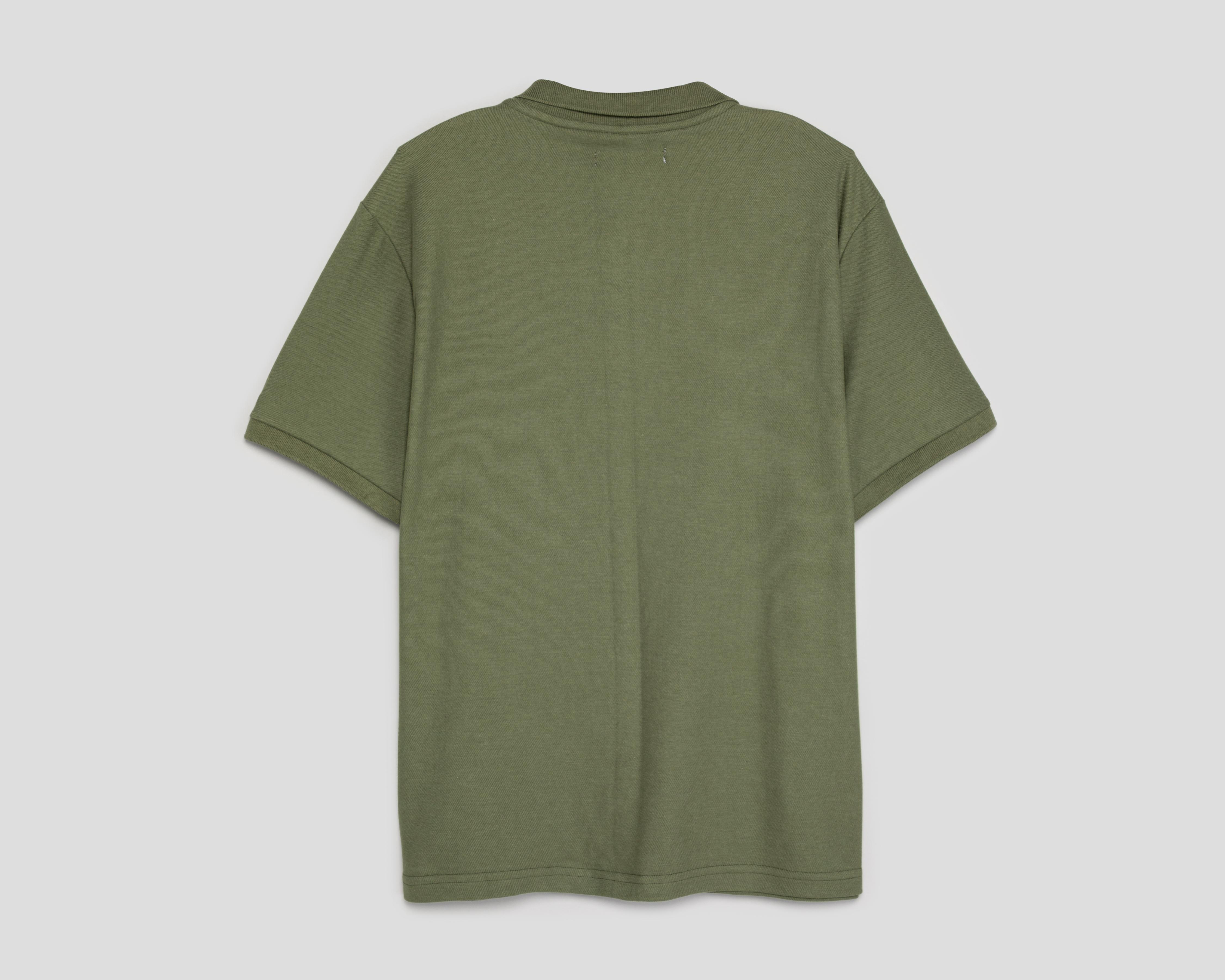 Foto 2 | Playera Polo Refill Verde para Hombre