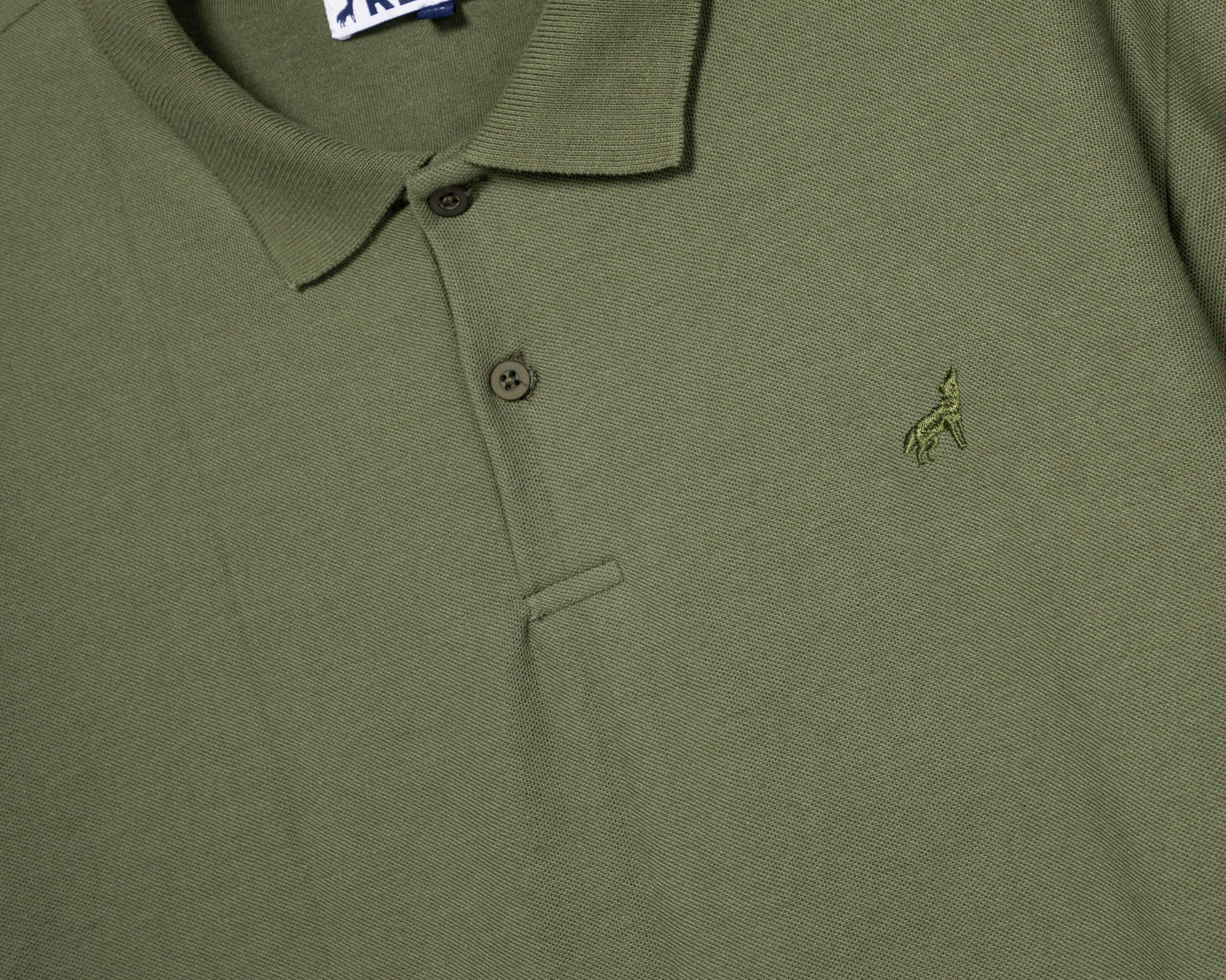 Foto 3 | Playera Polo Refill Verde para Hombre